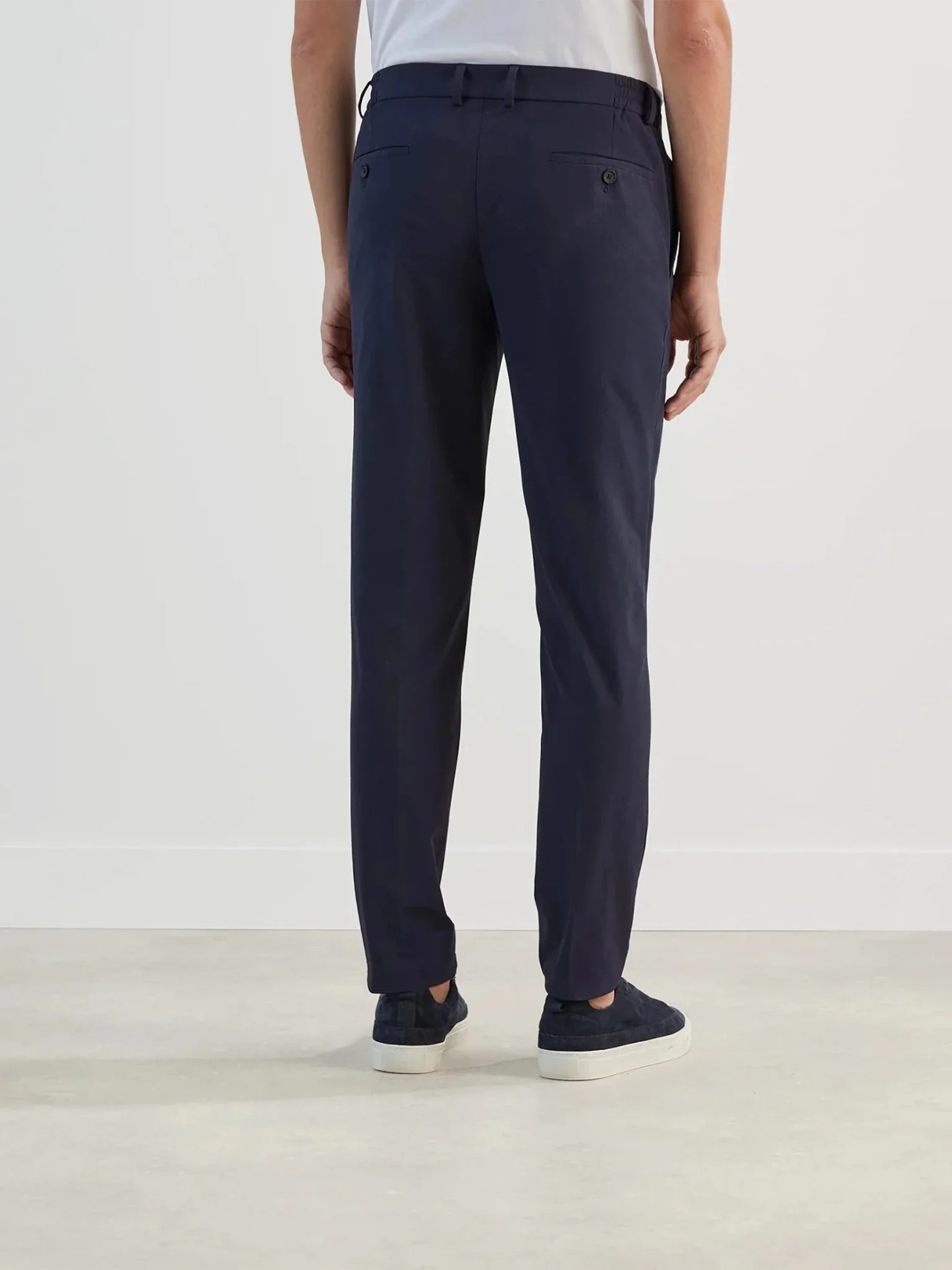 Pantalon ville en tissu technique marine - Image 4