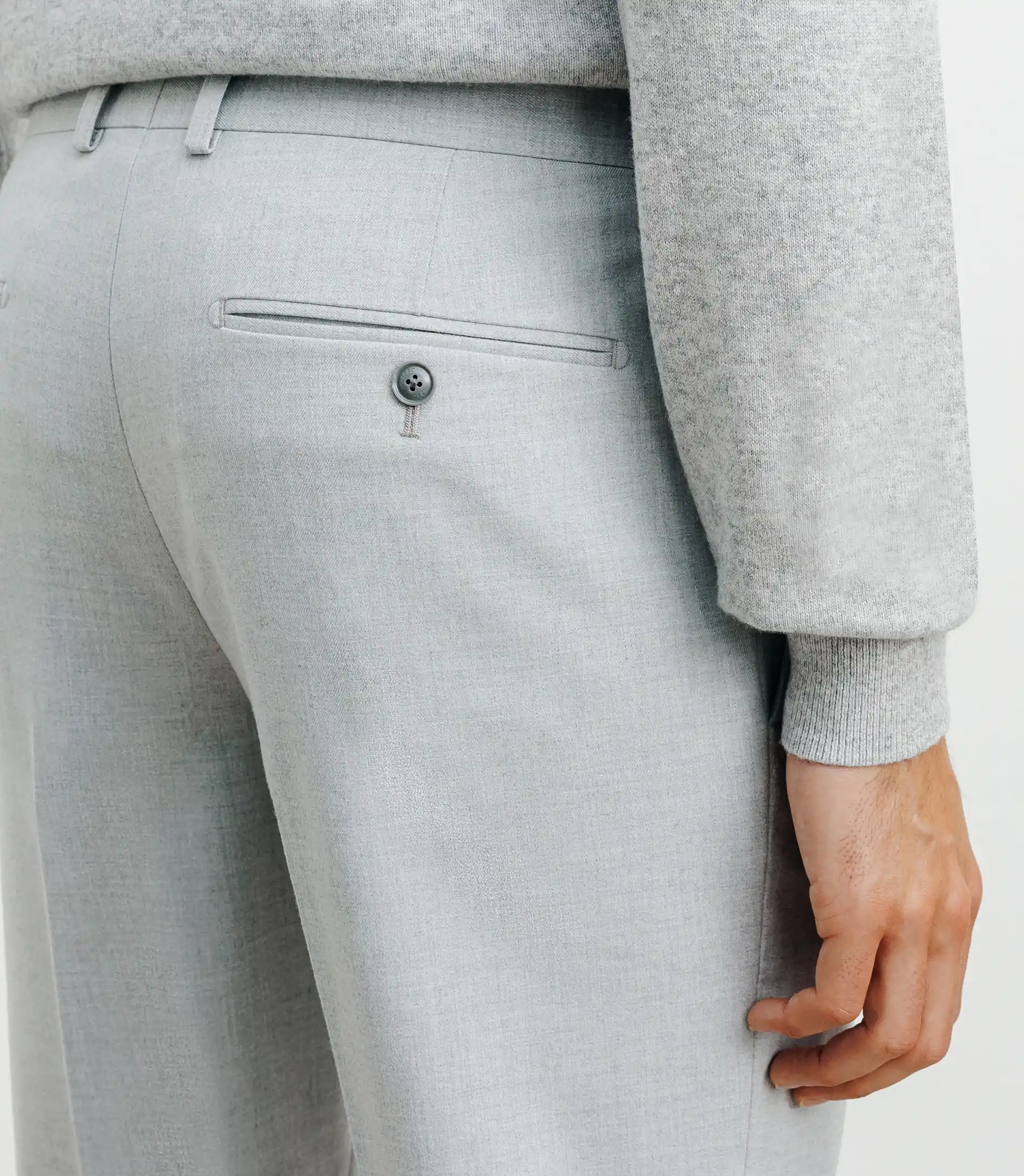 Pantalon ville gris clair - Image 3