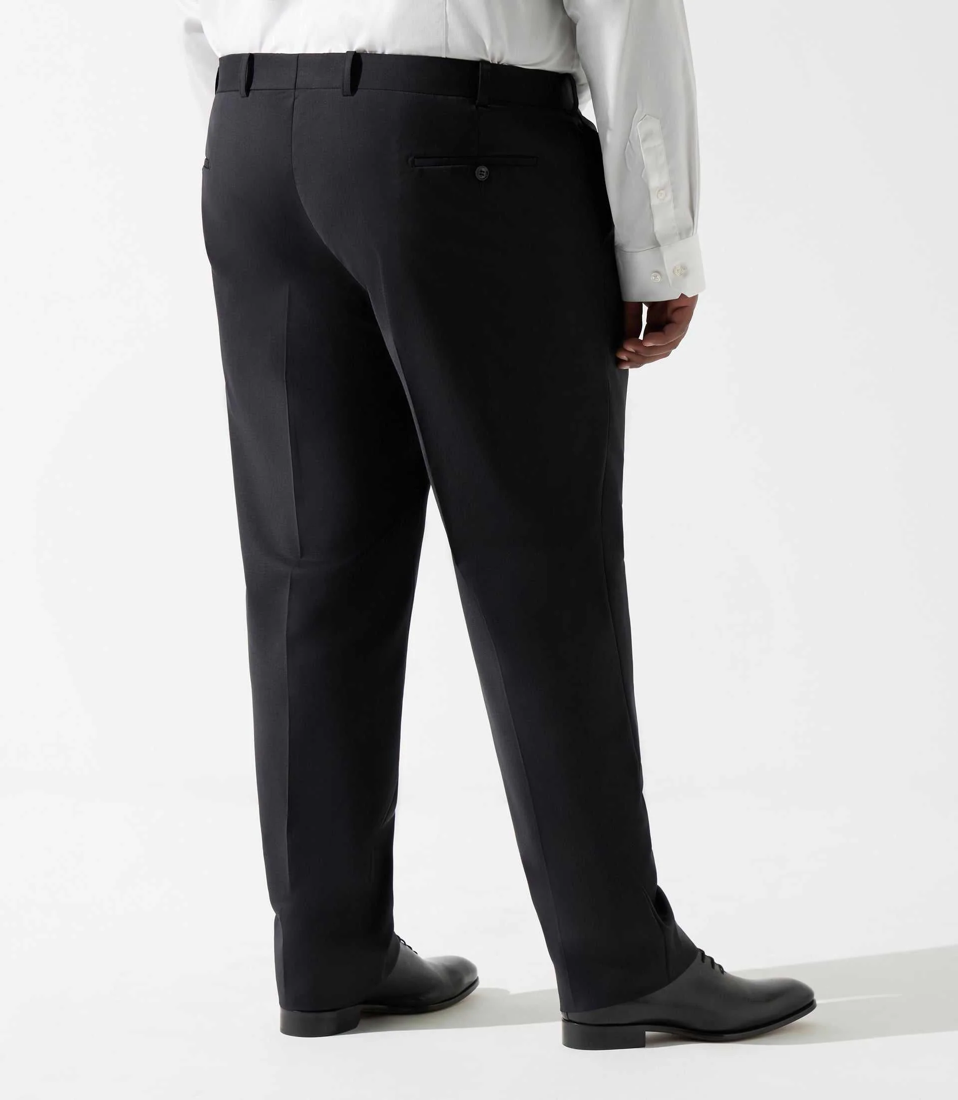 Pantalon ville en laine noir FLATTEURBT - Image 2