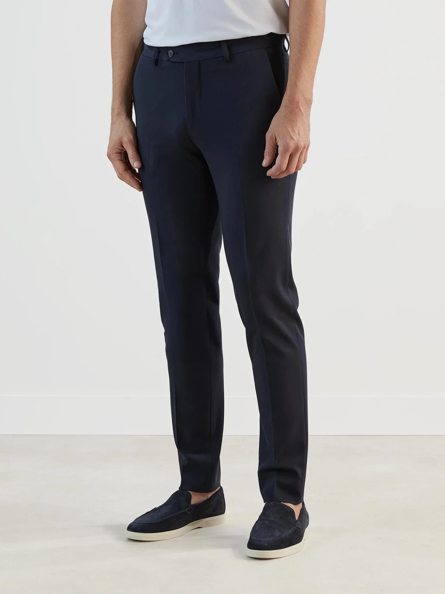 Pantalon ville lavable marine