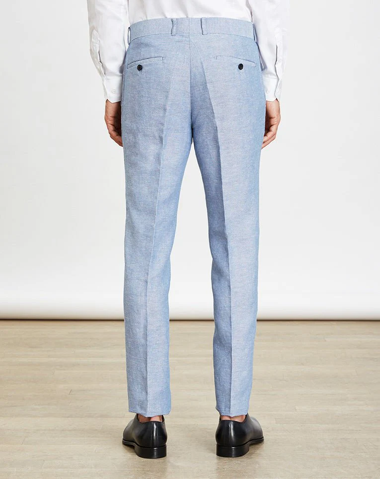 PANTALON VILLE SUPEC CIEL - Image 2