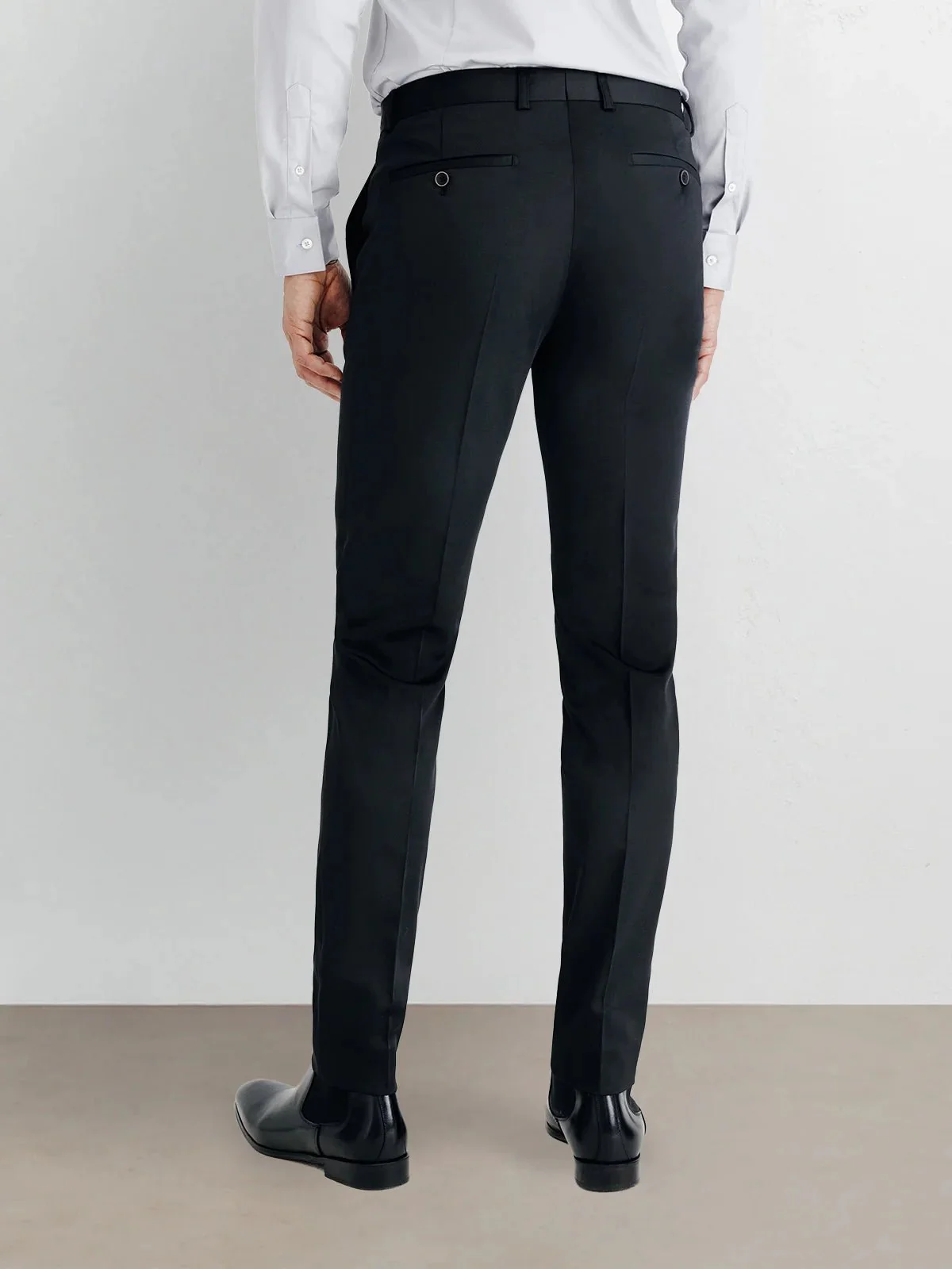 Pantalon ville tissu technique noir - Image 3