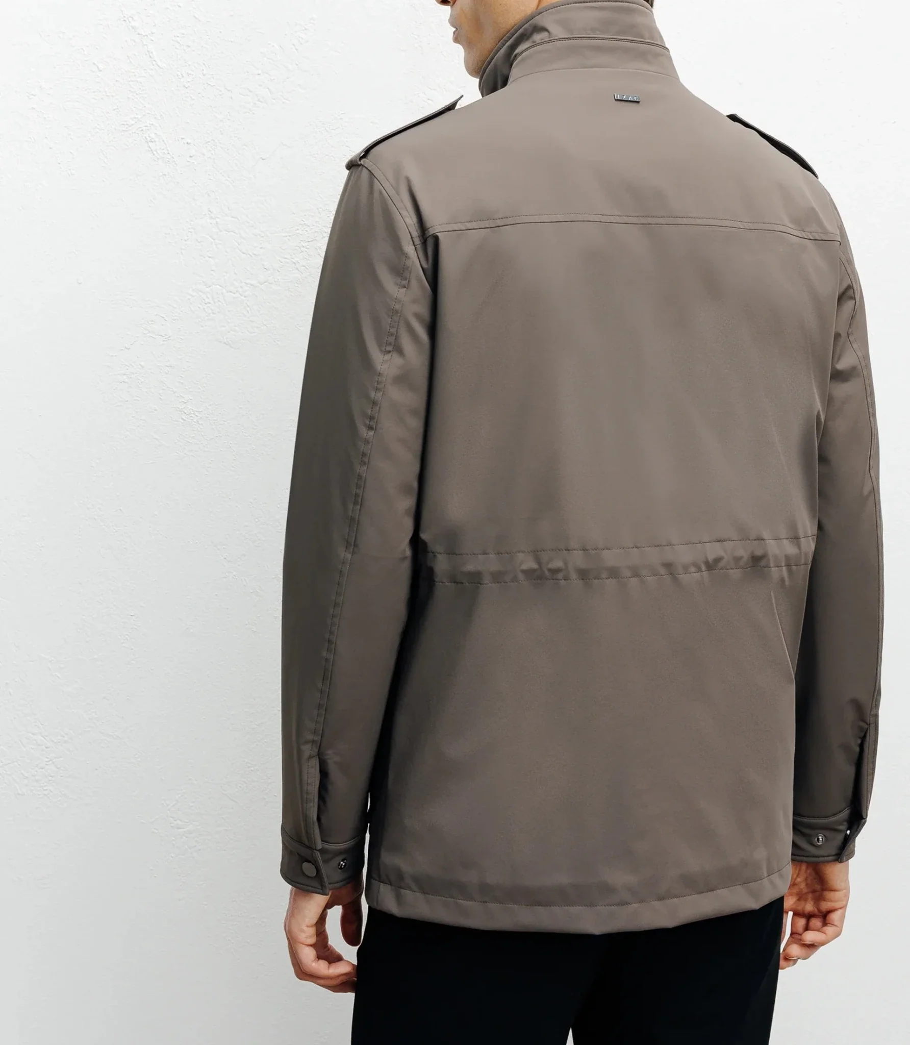 Parka 4 poches taupe - Image 4