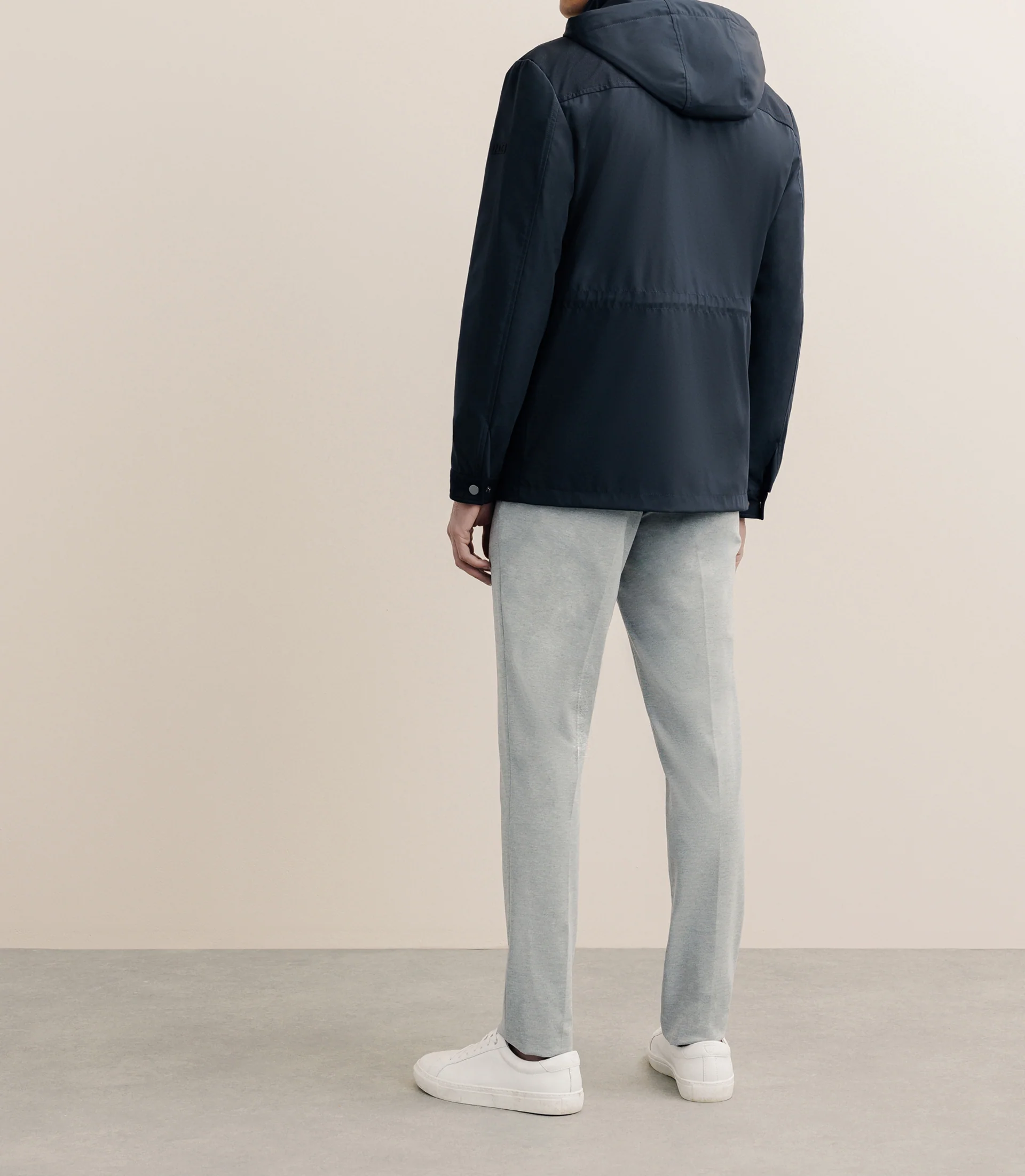 Parka avec capuche amovible marine - Image 4