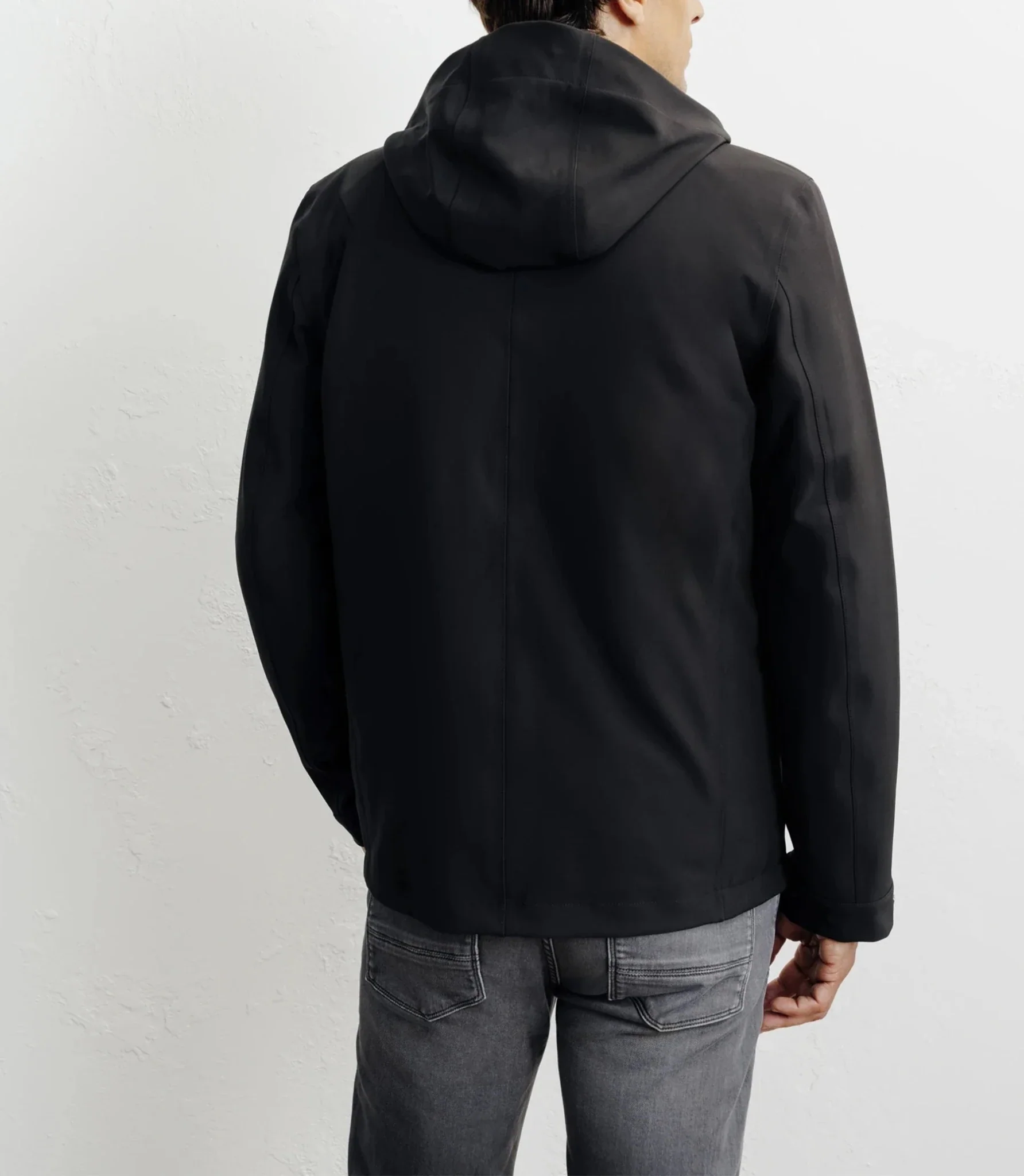 Parka courte 3 en 1 noire - Image 4