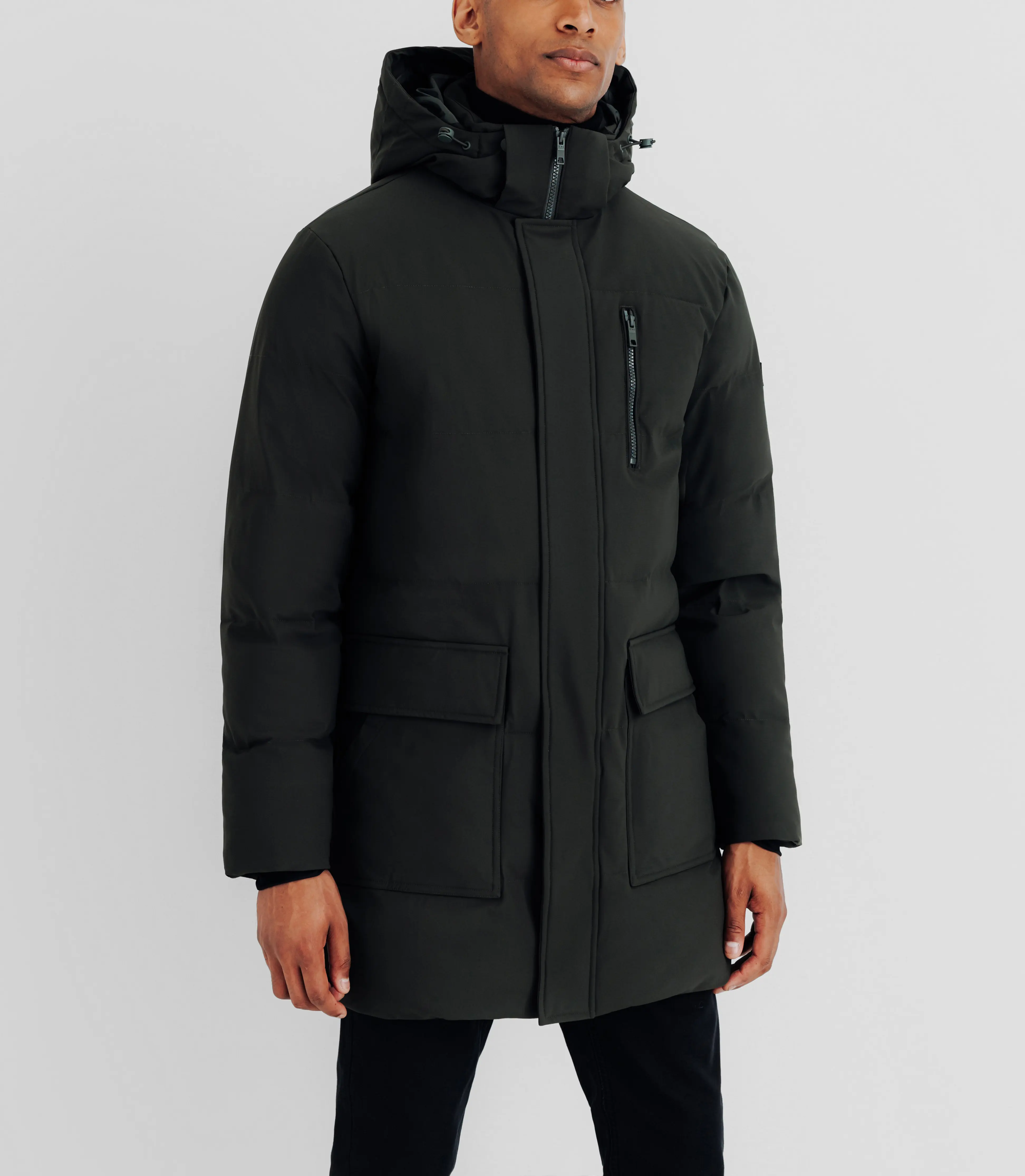 Parka longue kaki - Image 2