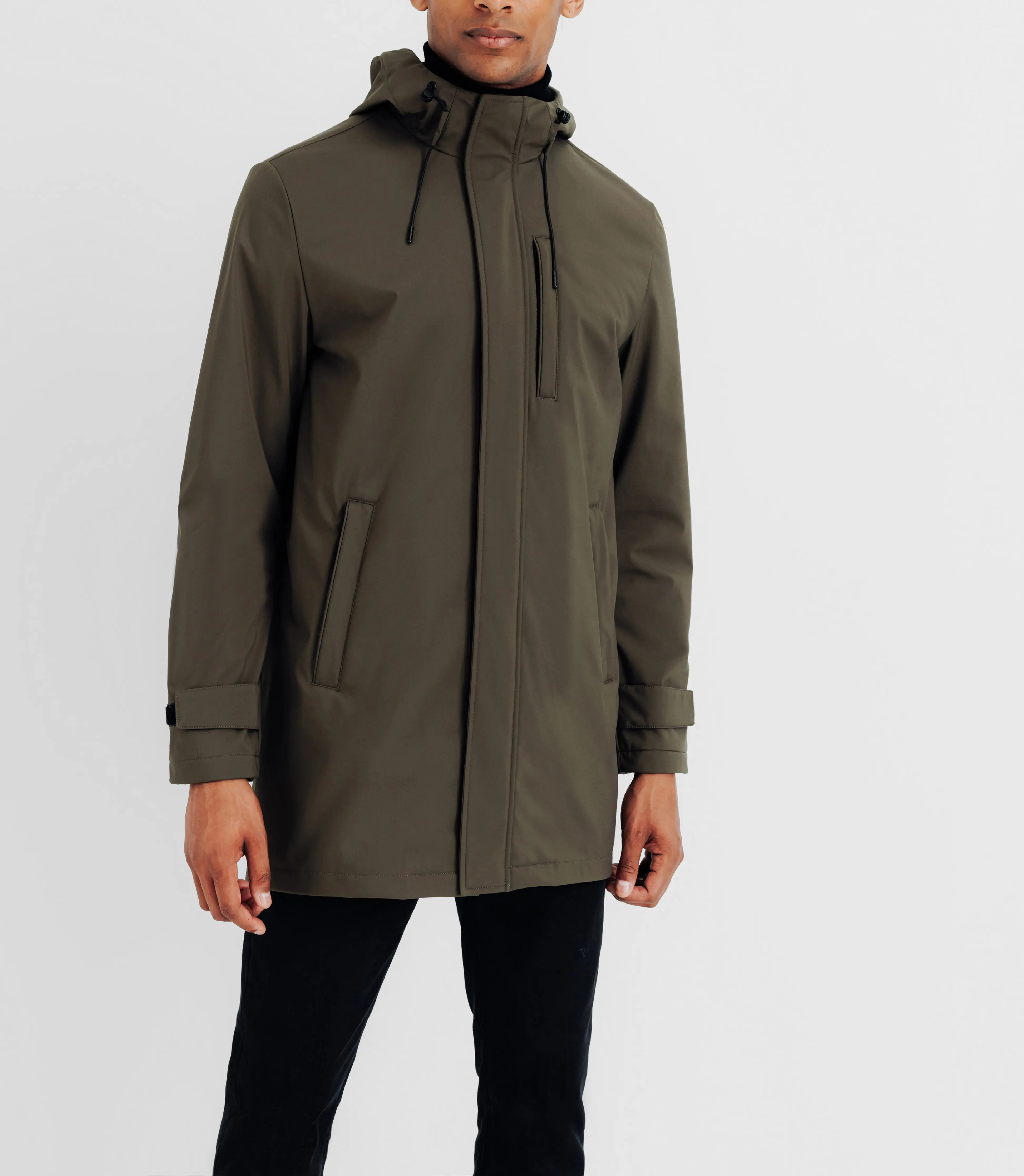 Parka col montant kaki - Image 2