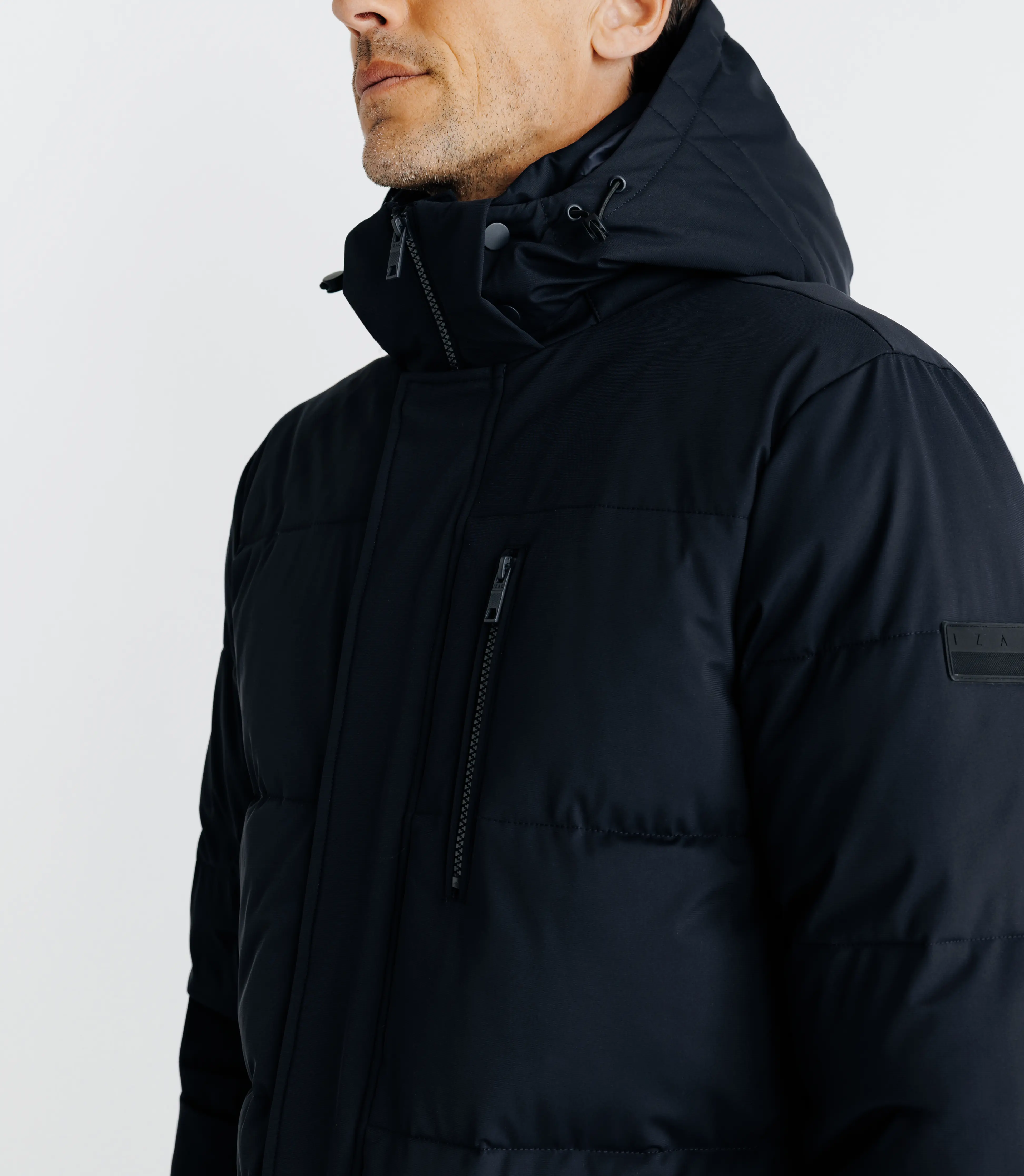 Parka longue marine - Image 3