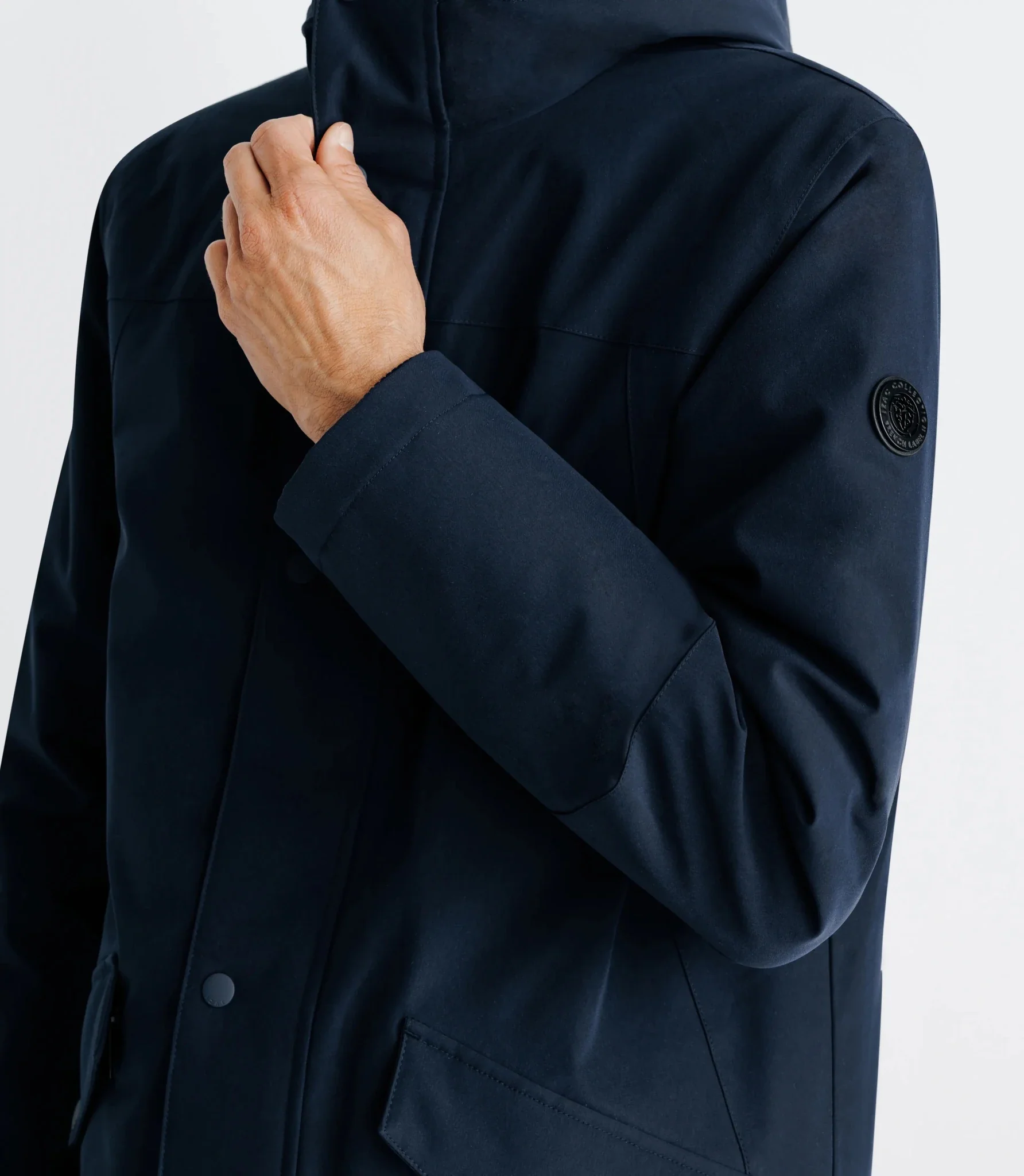Parka à capuche marine - Image 3