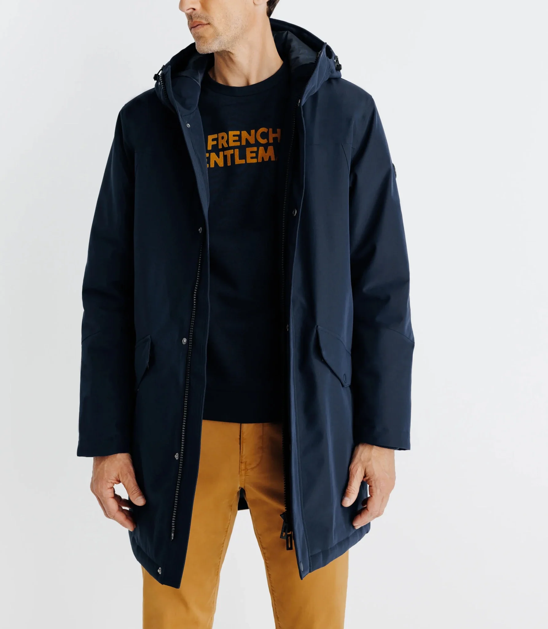 Parka à capuche marine - Image 4