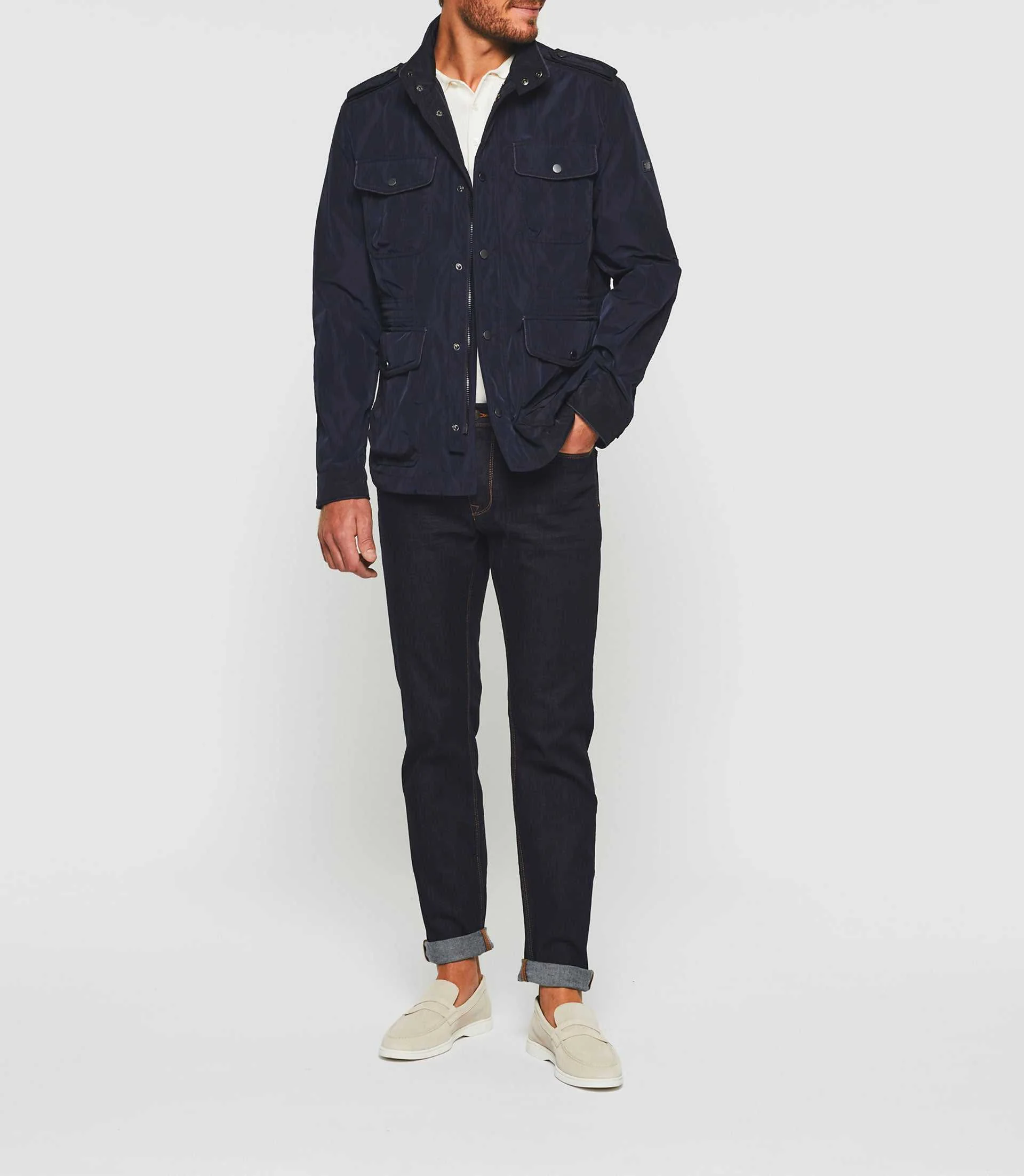 Parka à poches marine "Rudi" - Image 3