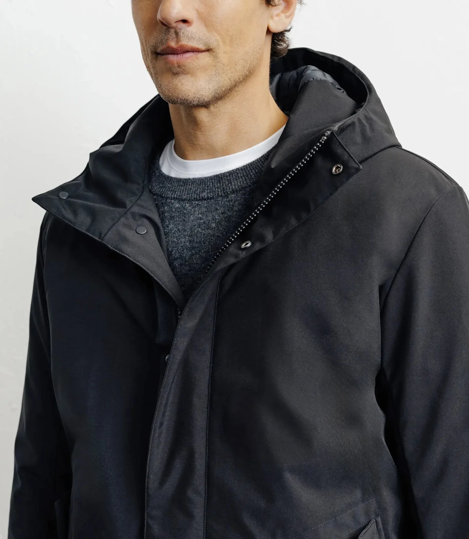 Parka sport noire - Image 2