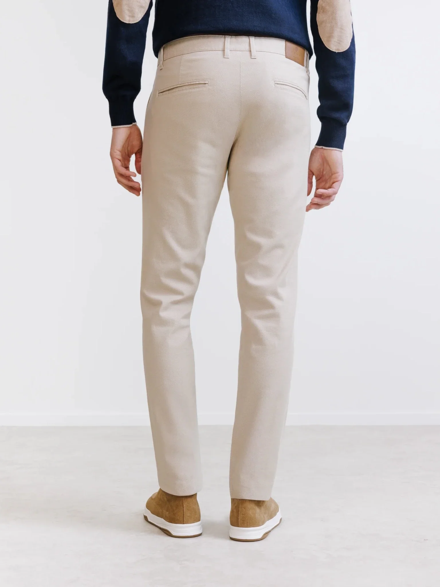 Pantalon armuré beige clair - Image 4