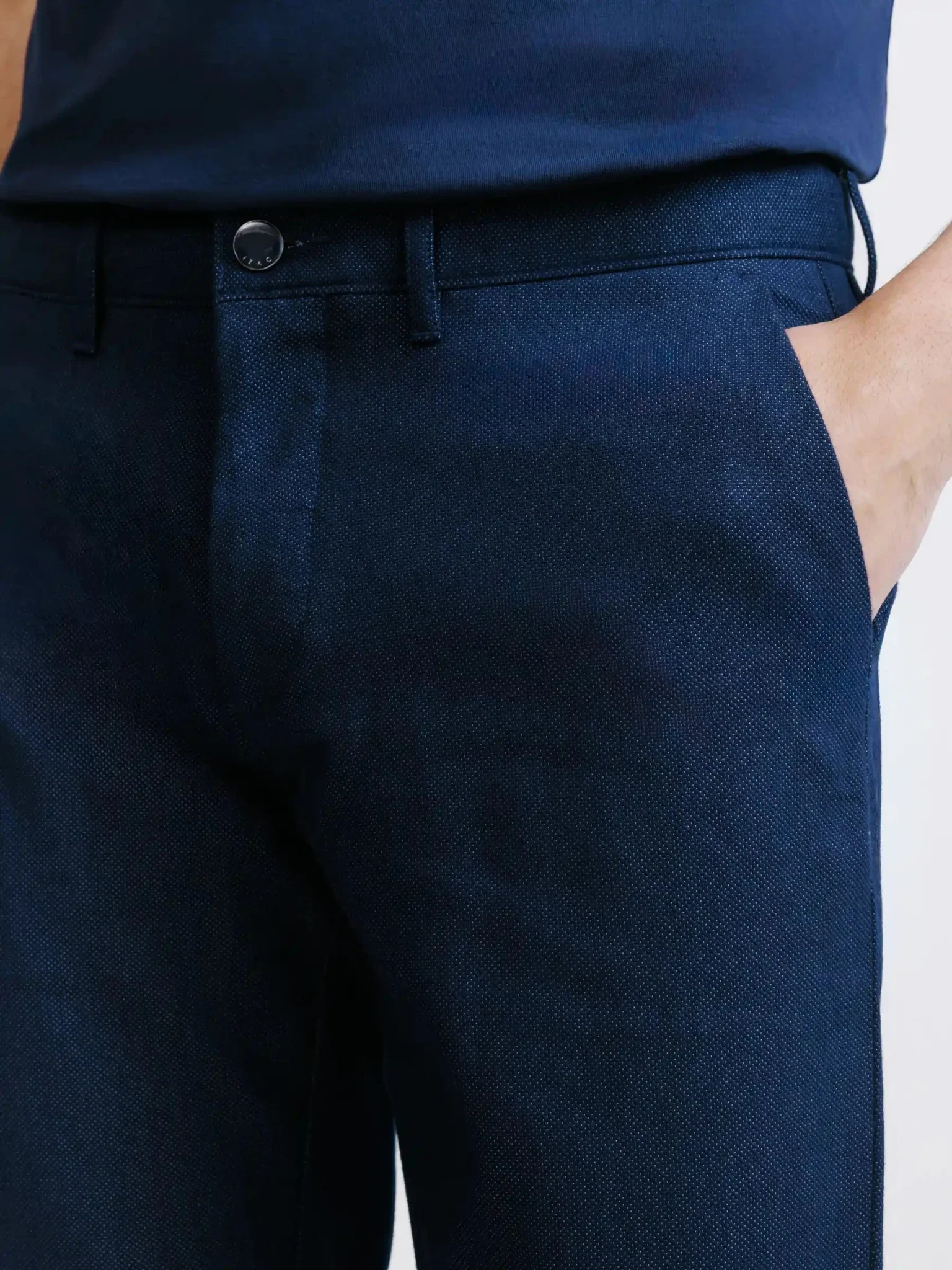 Pantalon armuré marine - Image 2