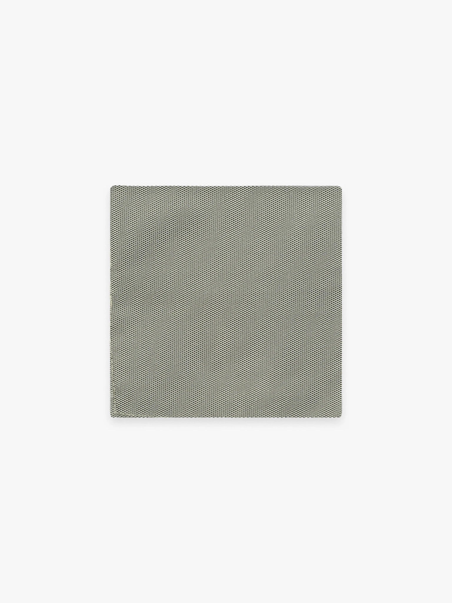 Pochette unie kaki clair - Image 3