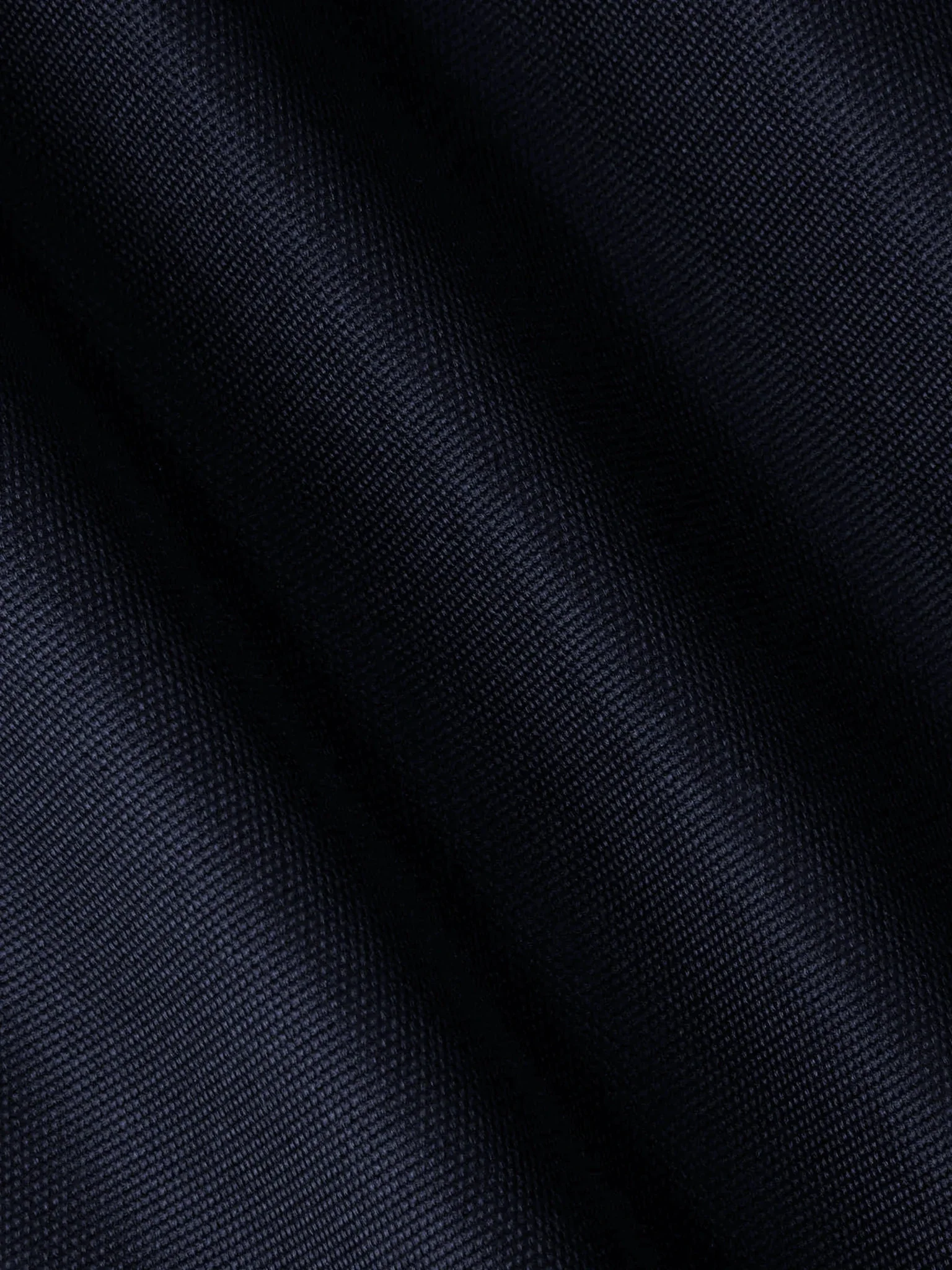 Pochette unie marine - Image 2