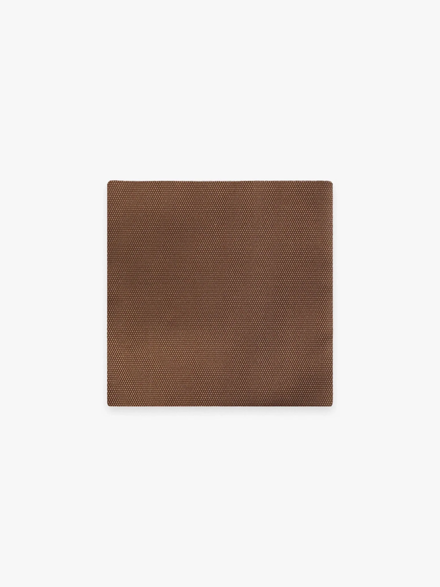 Pochette unie marron - Image 3