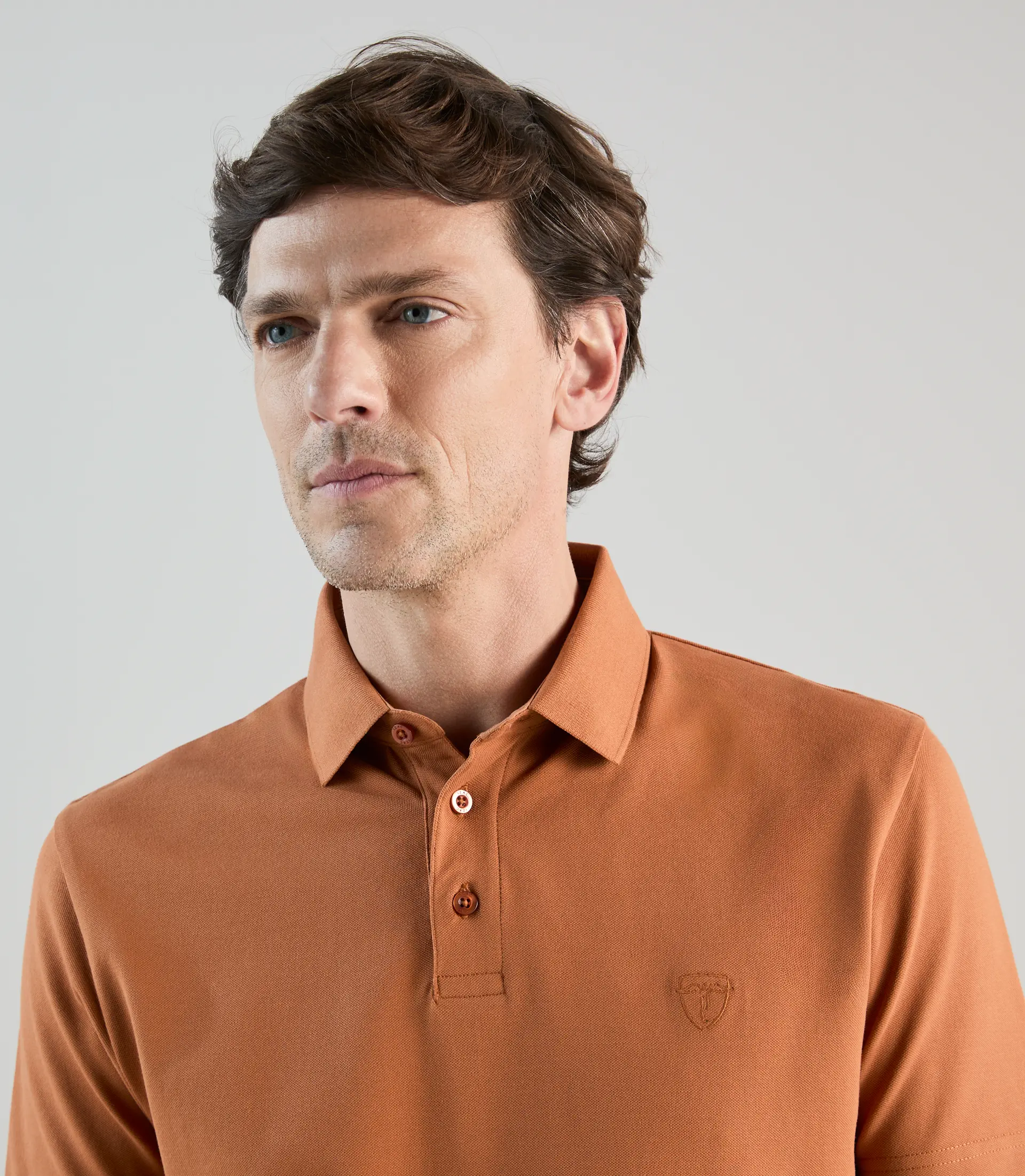 Polo piqué orange - Image 2