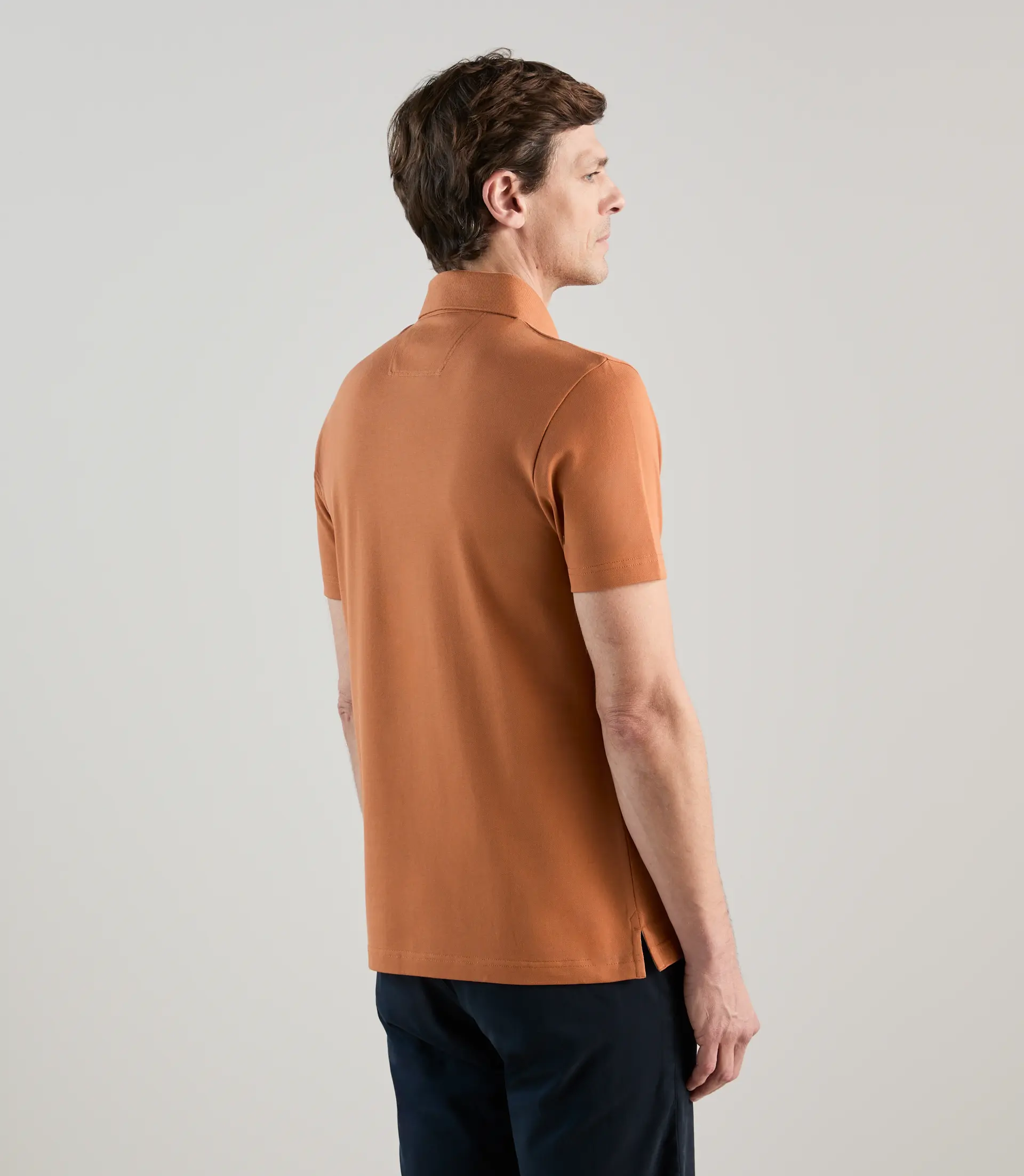 Polo piqué orange - Image 3