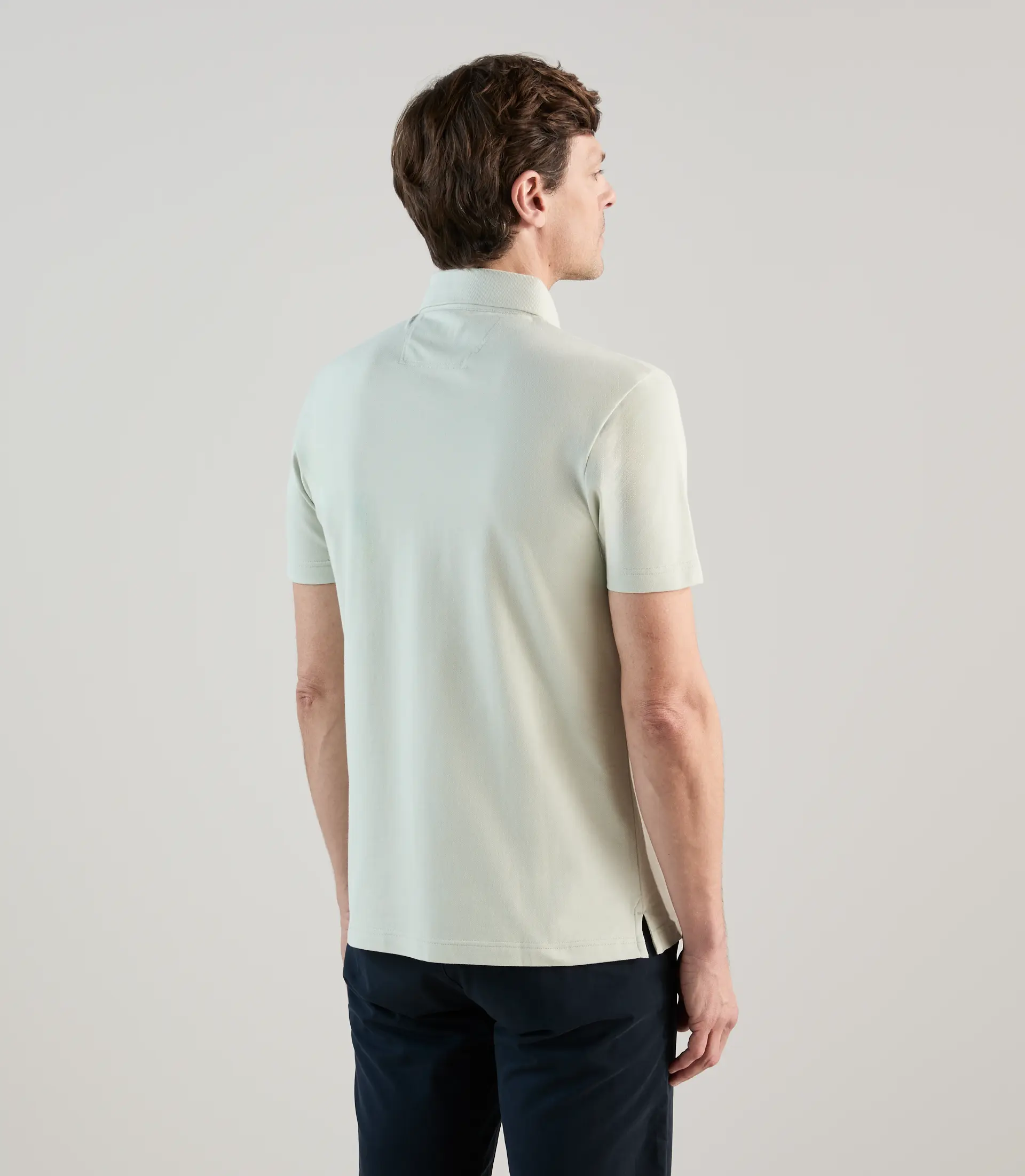 Polo piqué vert clair - Image 3
