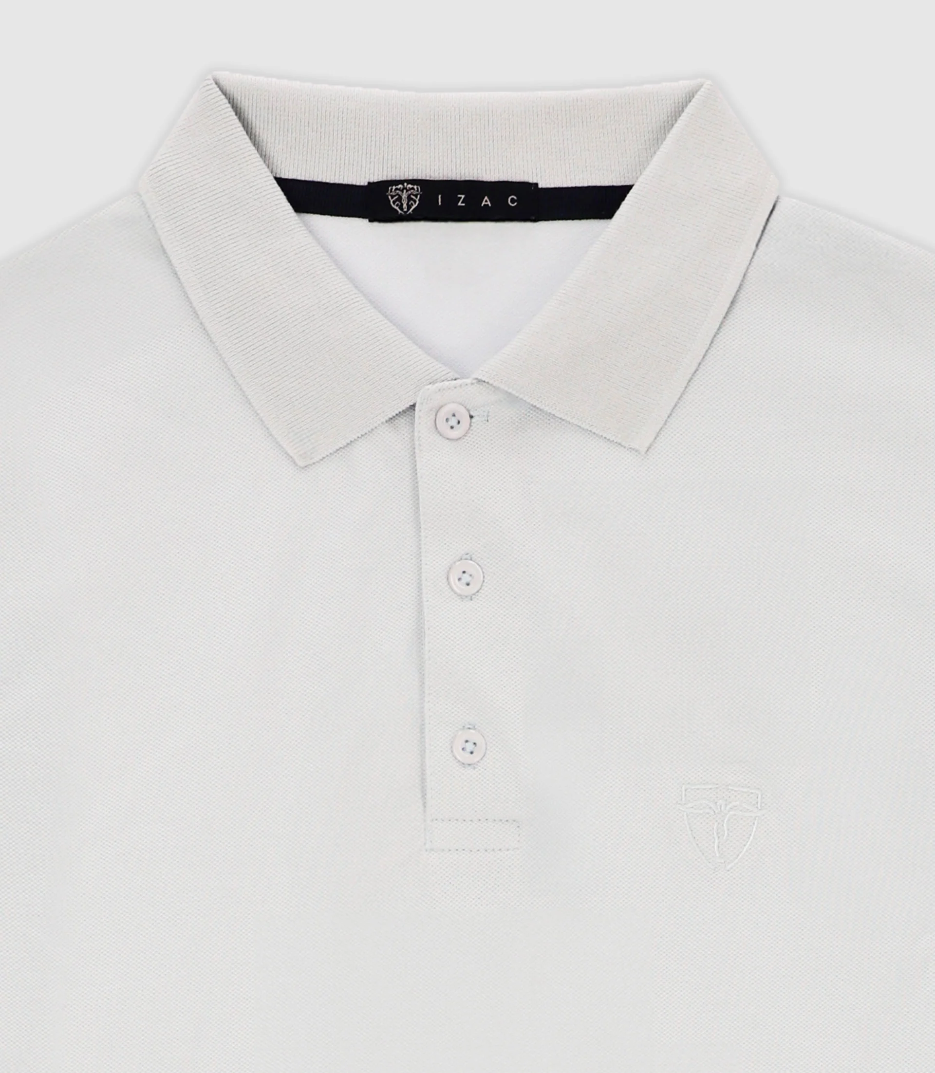 Polo en maille piquée blanche - Image 2