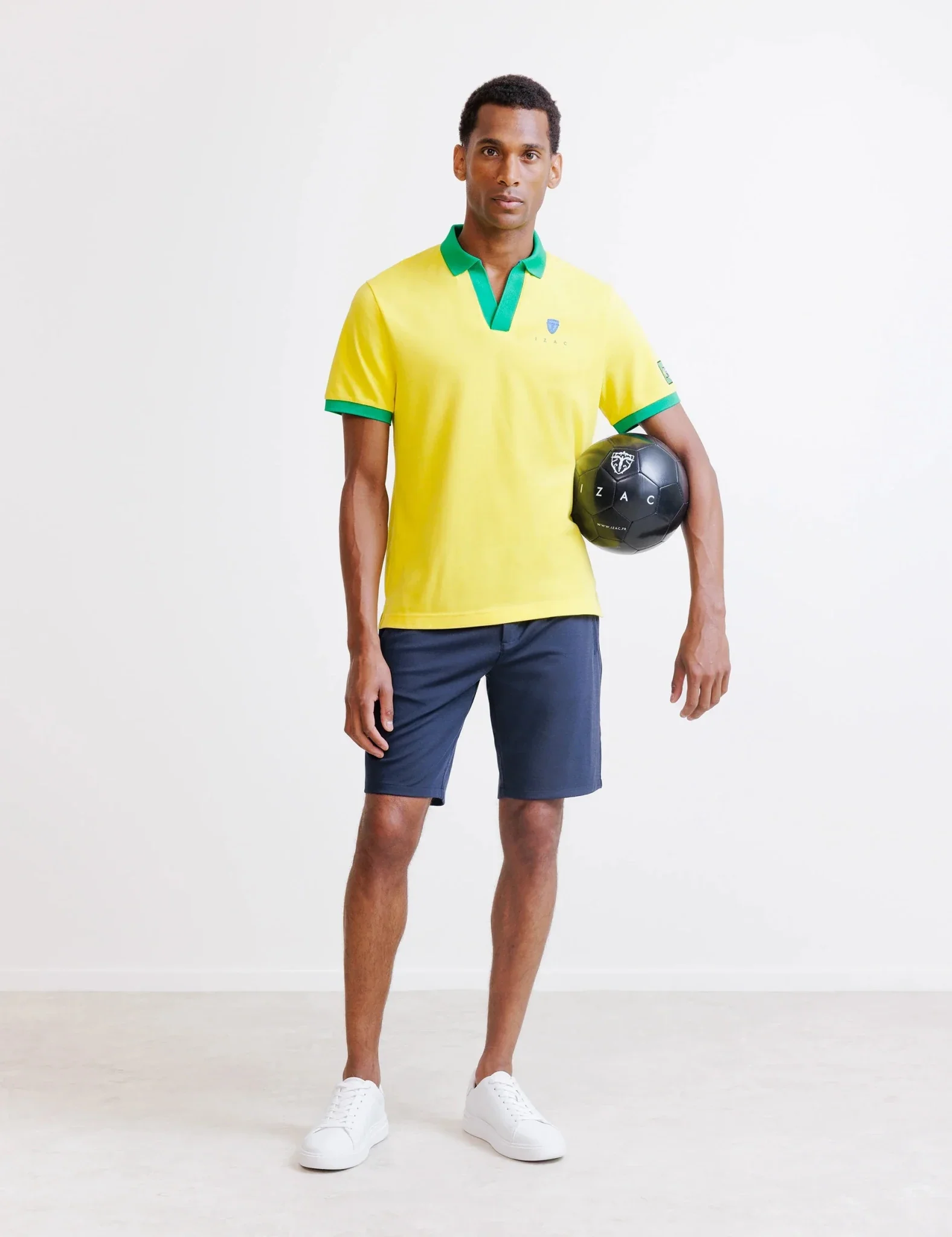 Polo jaune piqué - Brésil