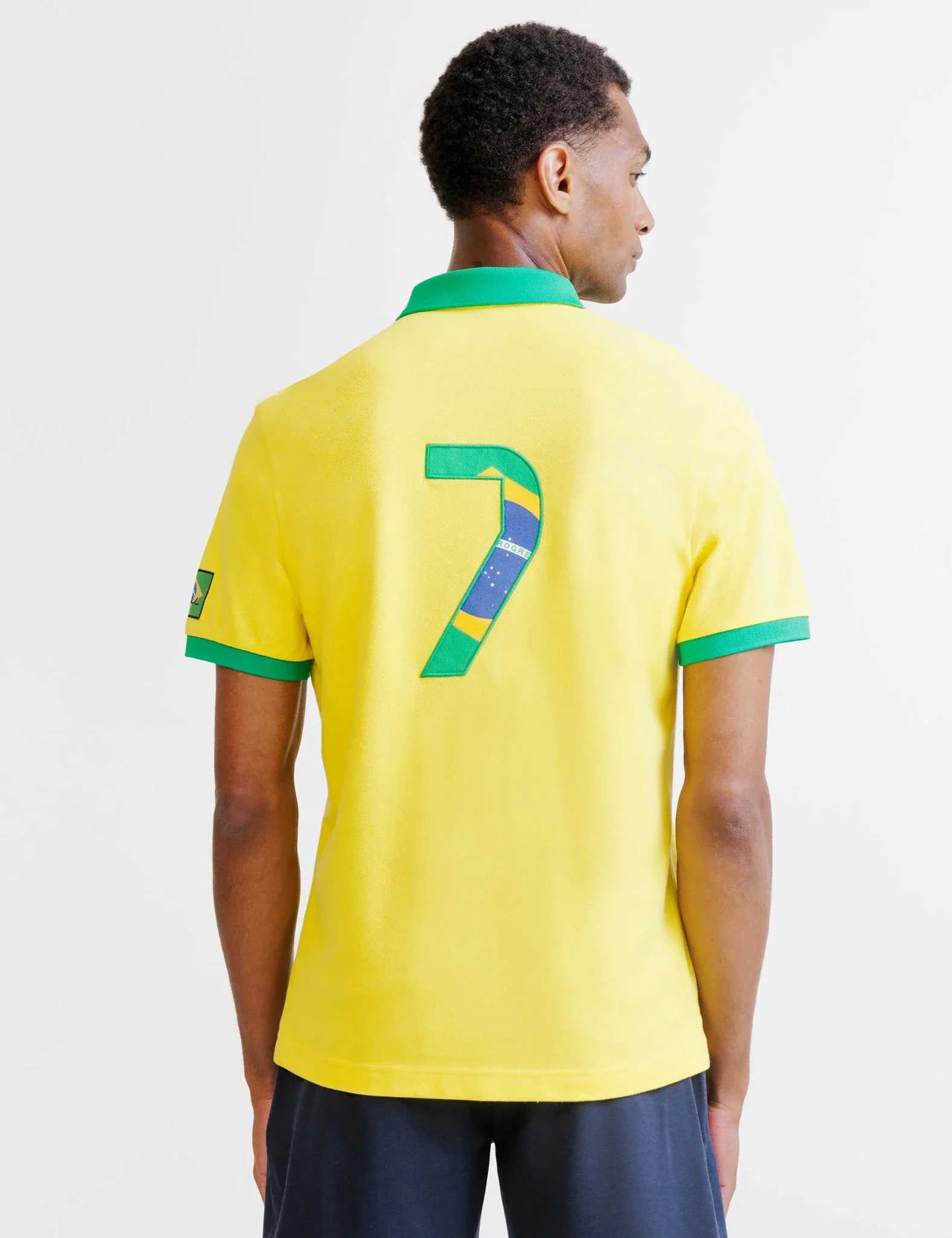 Polo jaune piqué - Brésil - Image 2