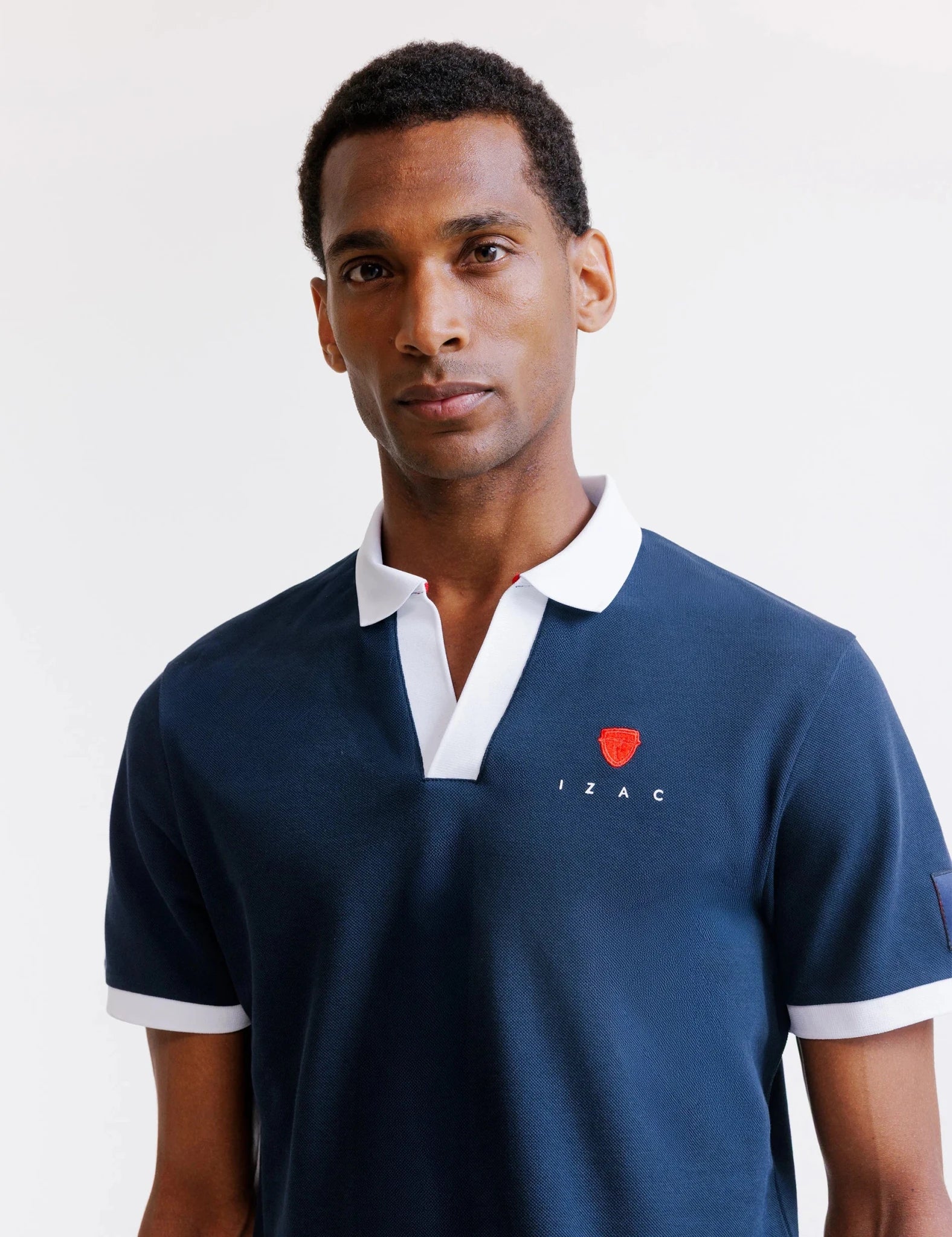 Polo marine piqué - France - Image 4