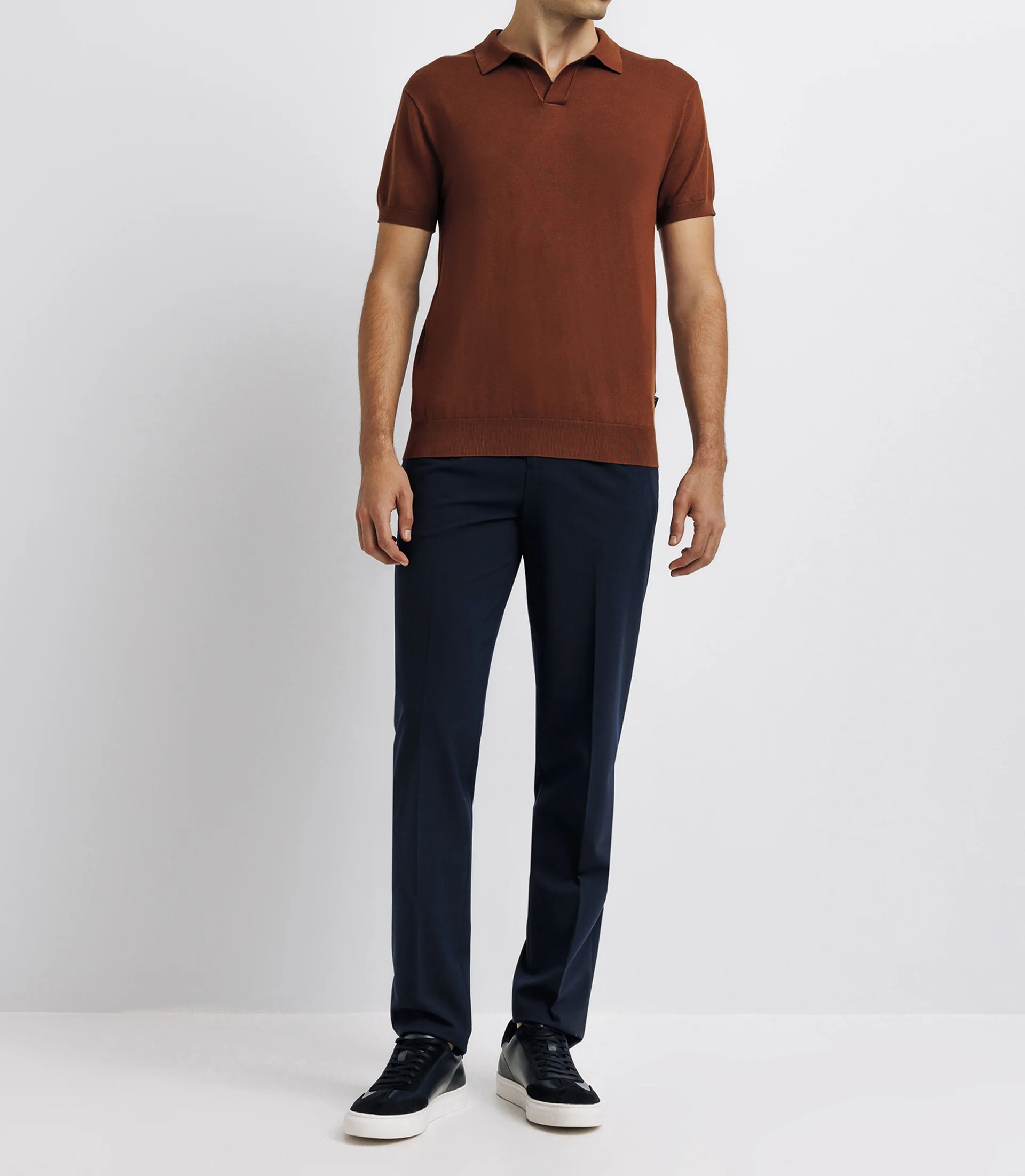 Polo en maille truffe