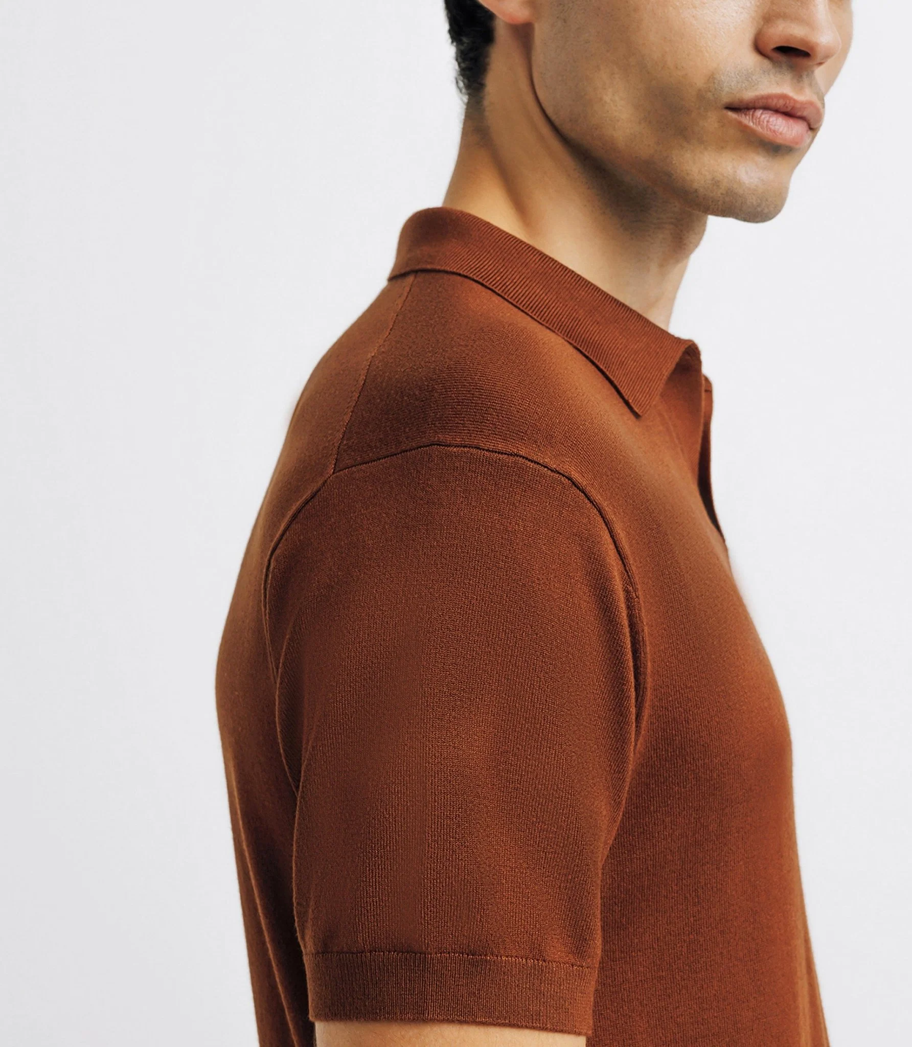 Polo en maille truffe - Image 4