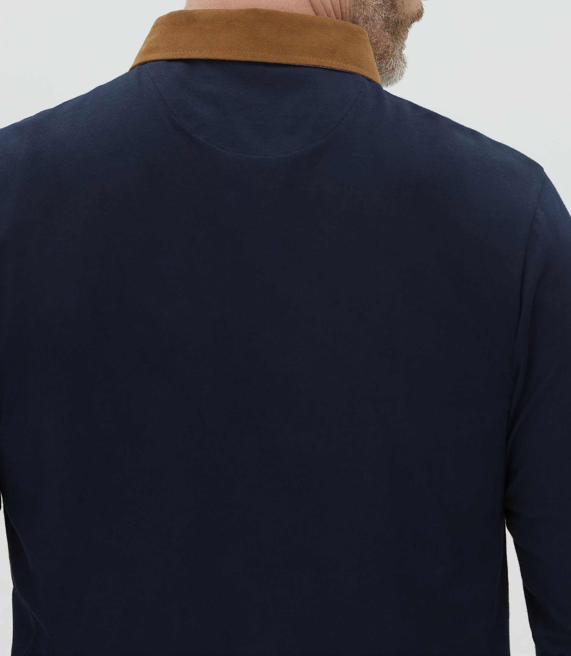 Polo jersey chemise marine "Carl" - Image 3