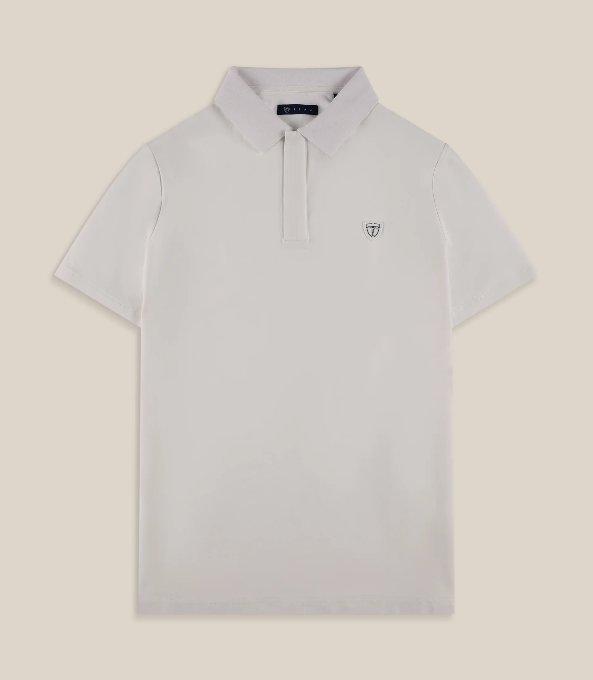 Polo manches courtes blanc