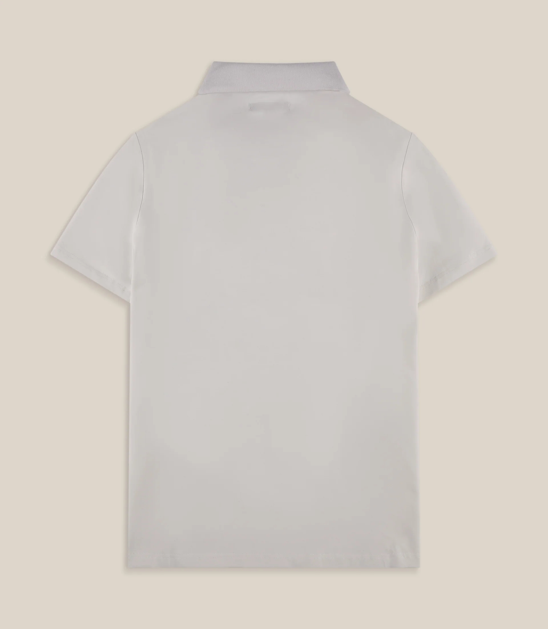 Polo manches courtes blanc - Image 2