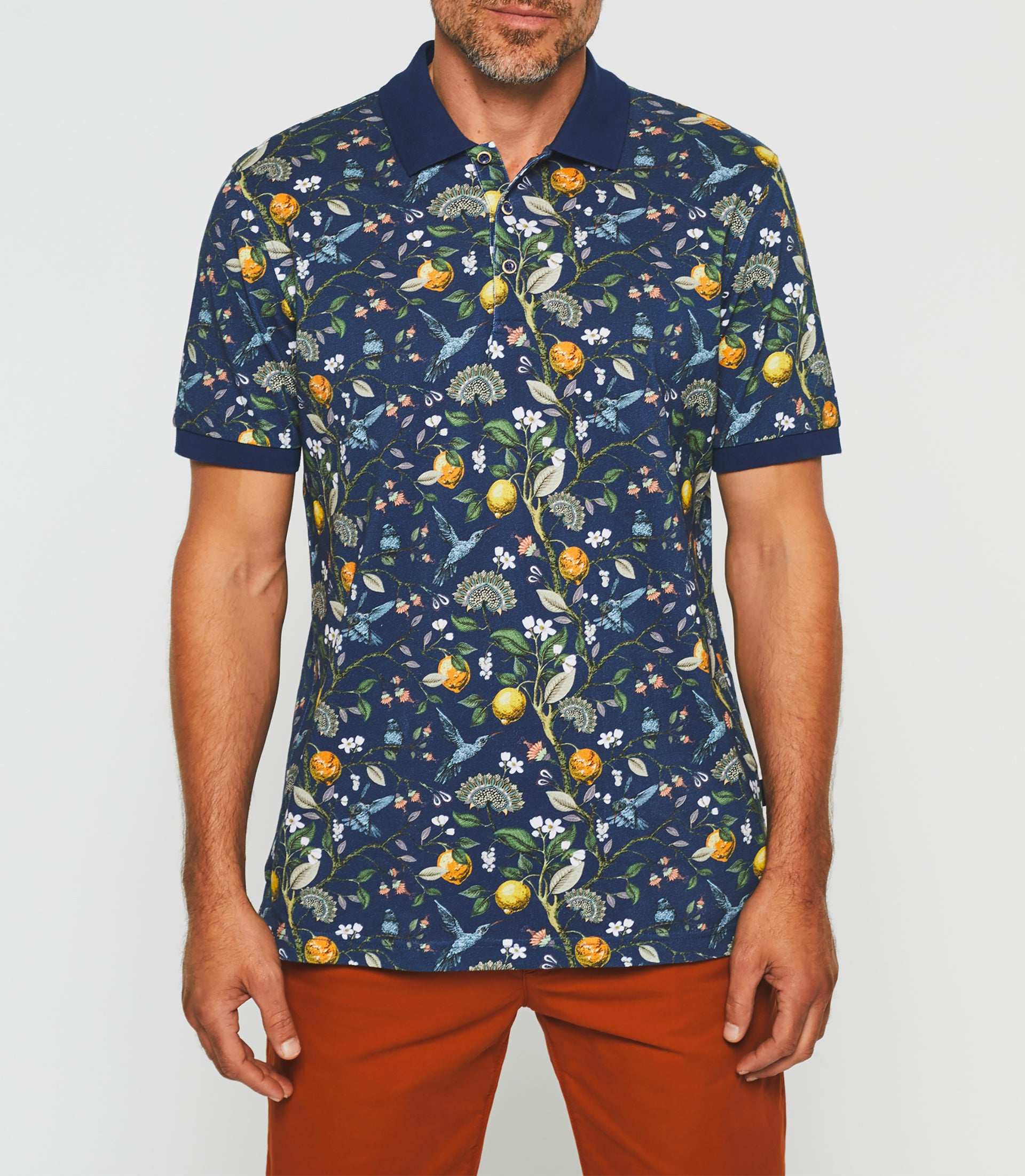 Polo manches courtes marine "Gabi" - Image 3
