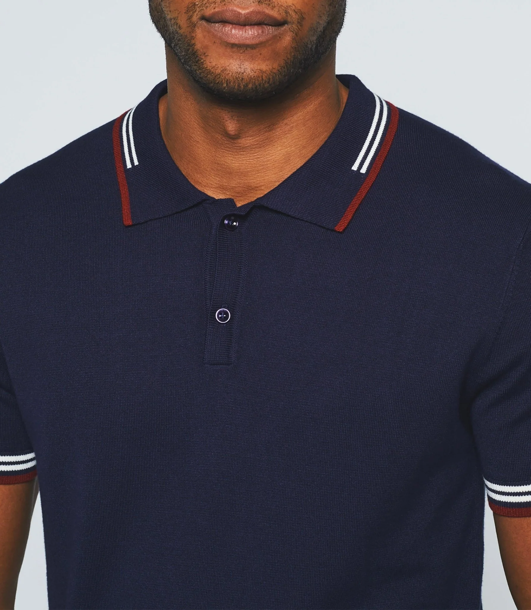 Polo manches courtes marine "Gerald" - Image 4