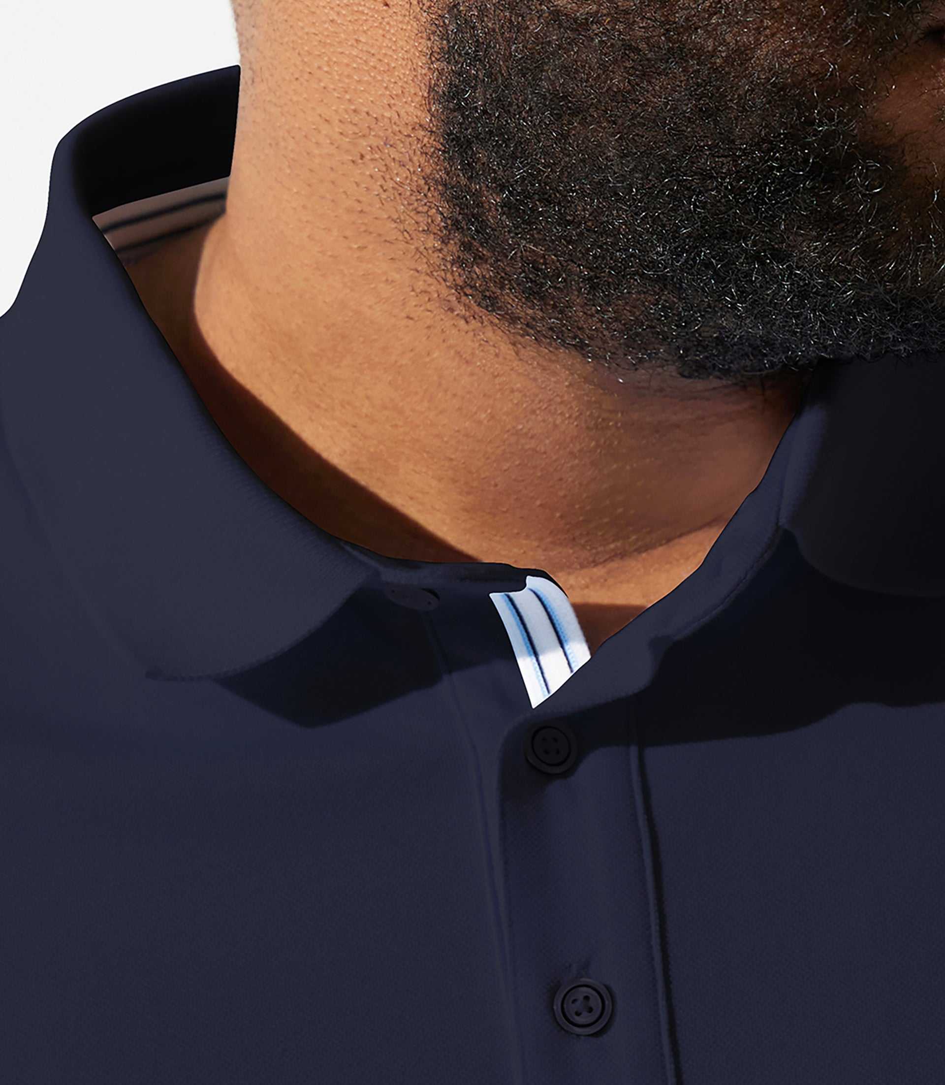 Polo uni marine GREGORBT - Image 3
