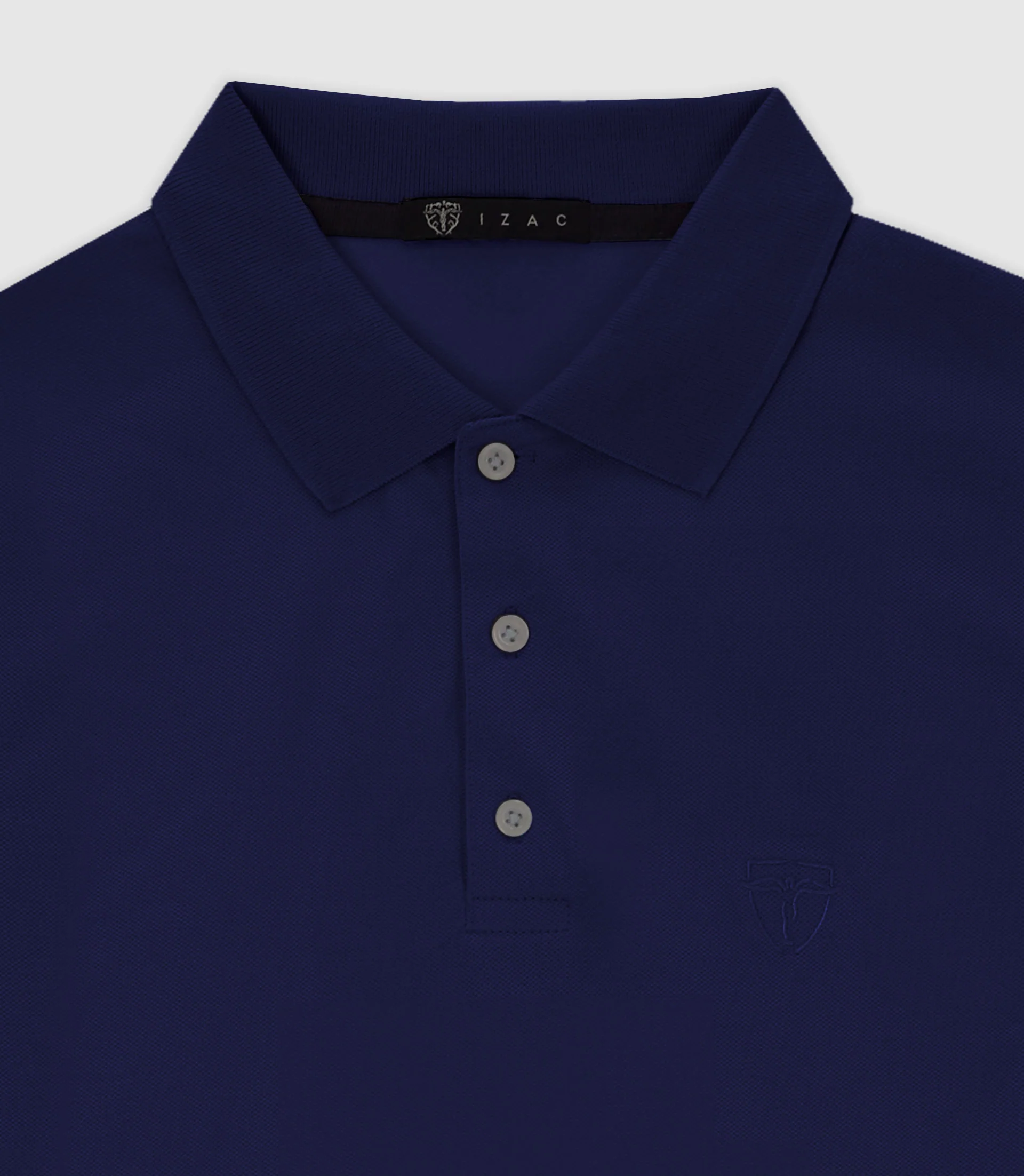 Polo en maille piquée marine - Image 2