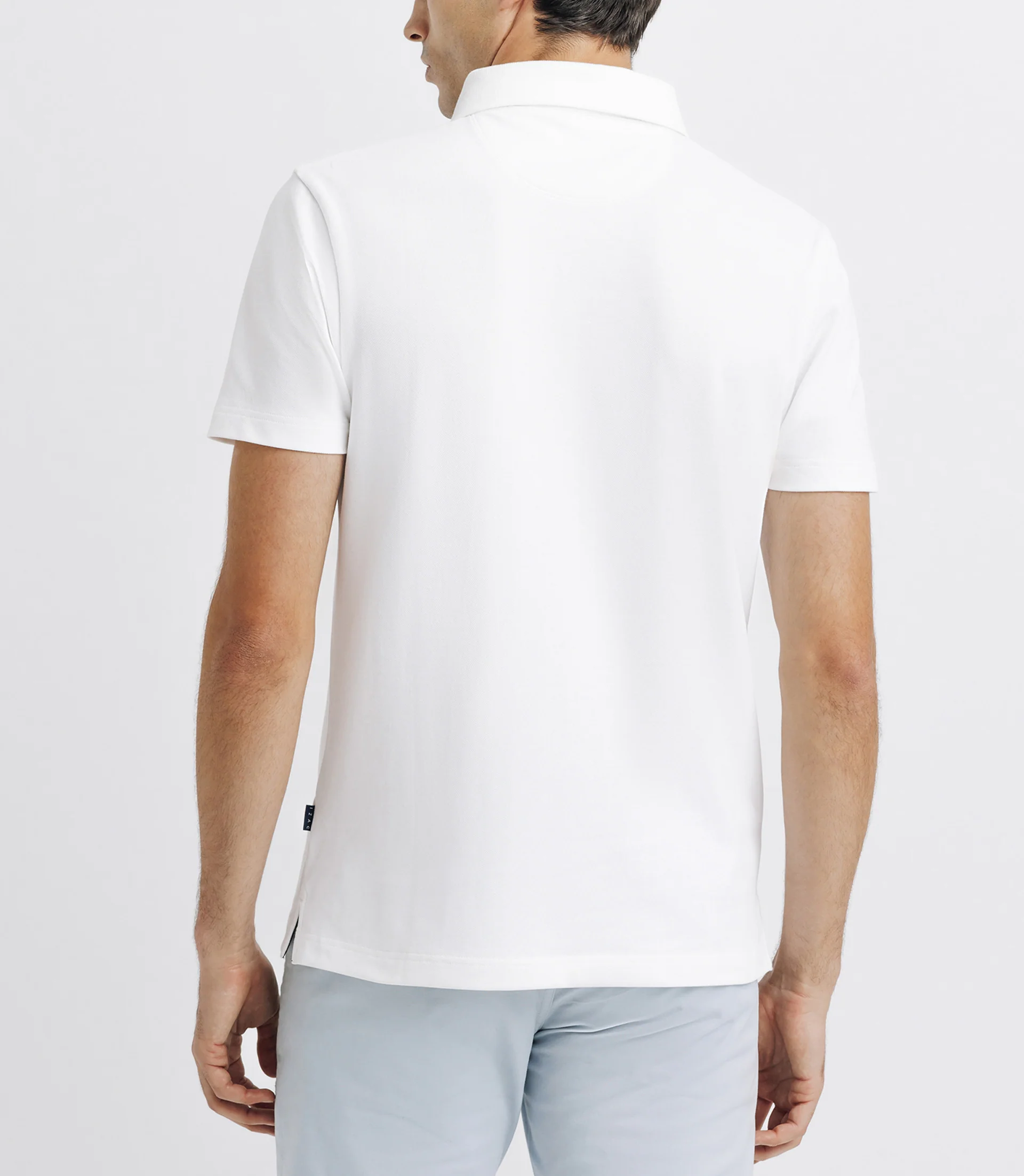 Polo avec broderie blanc - Image 3