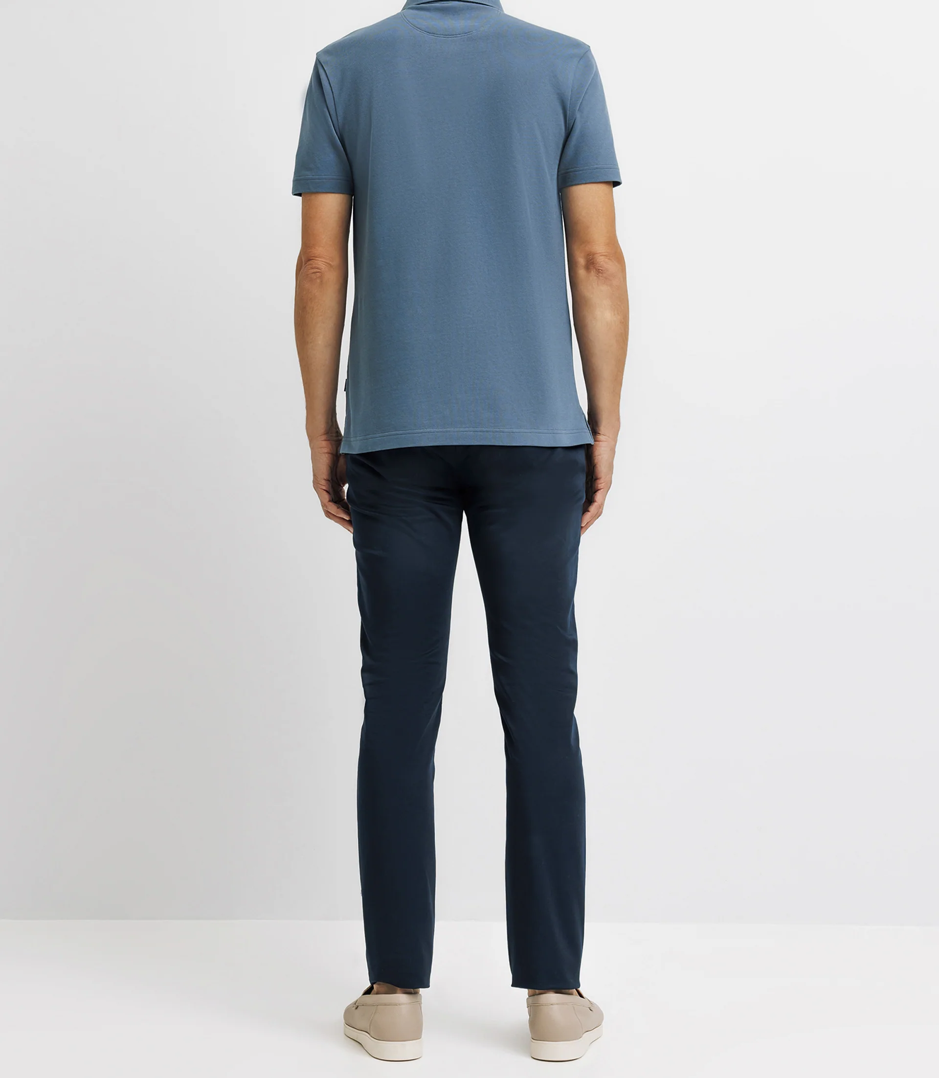 Polo avec broderie indigo - Image 3