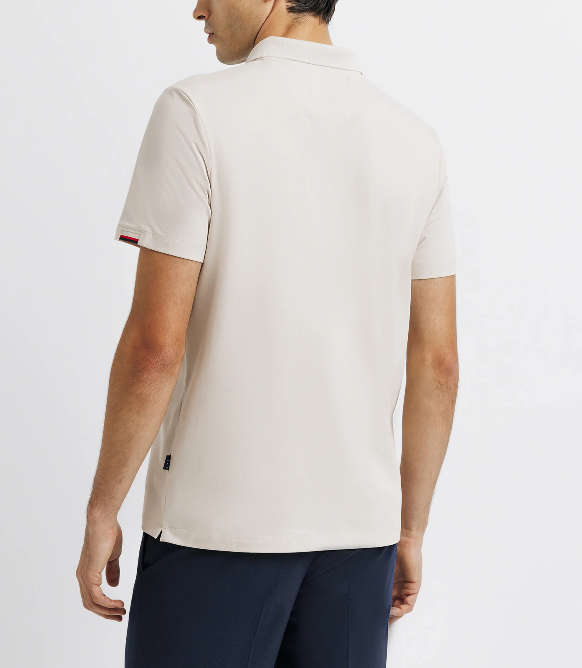 Polo avec patch beige - Image 3