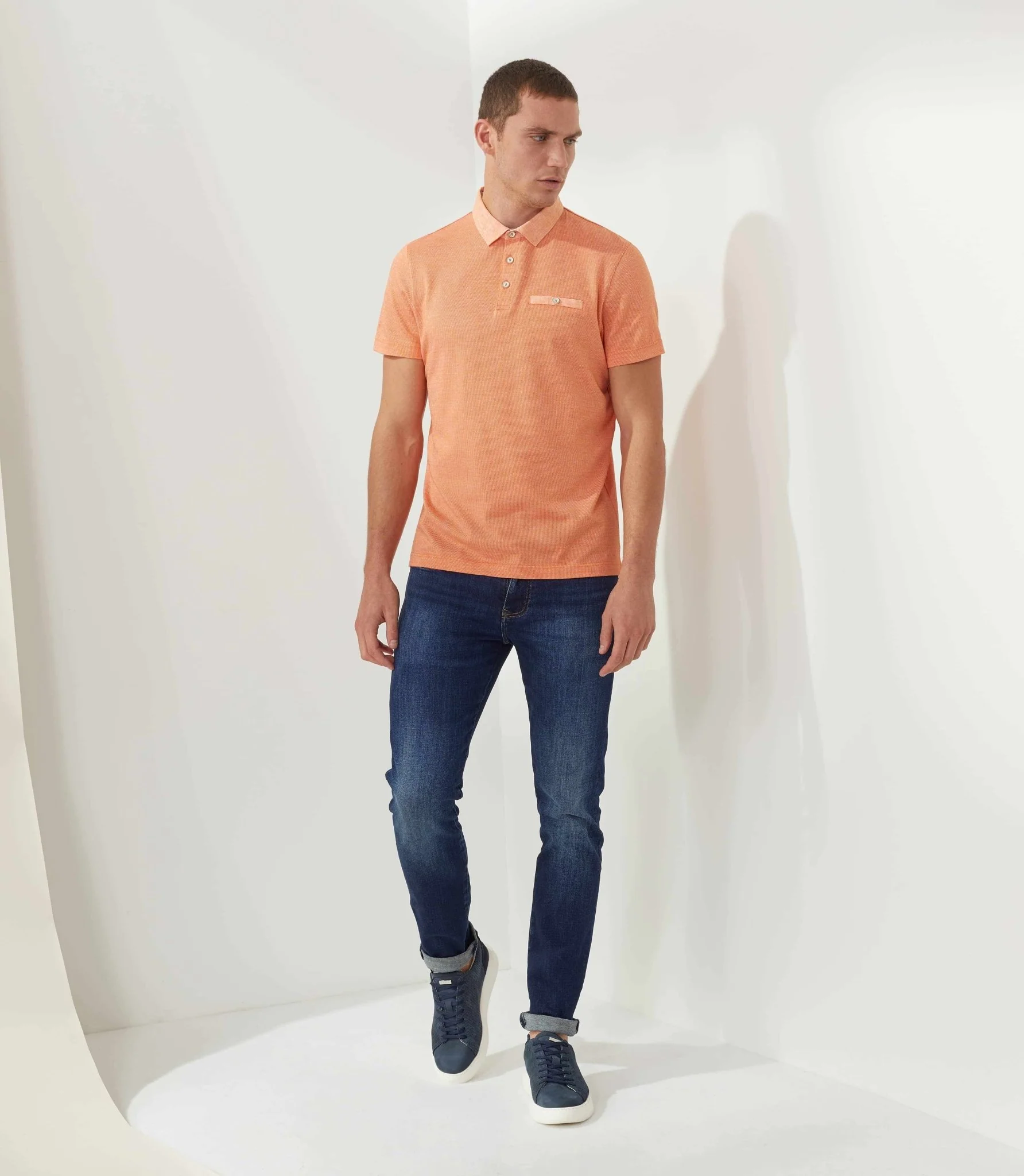 Polo orange "Micron" - Image 6