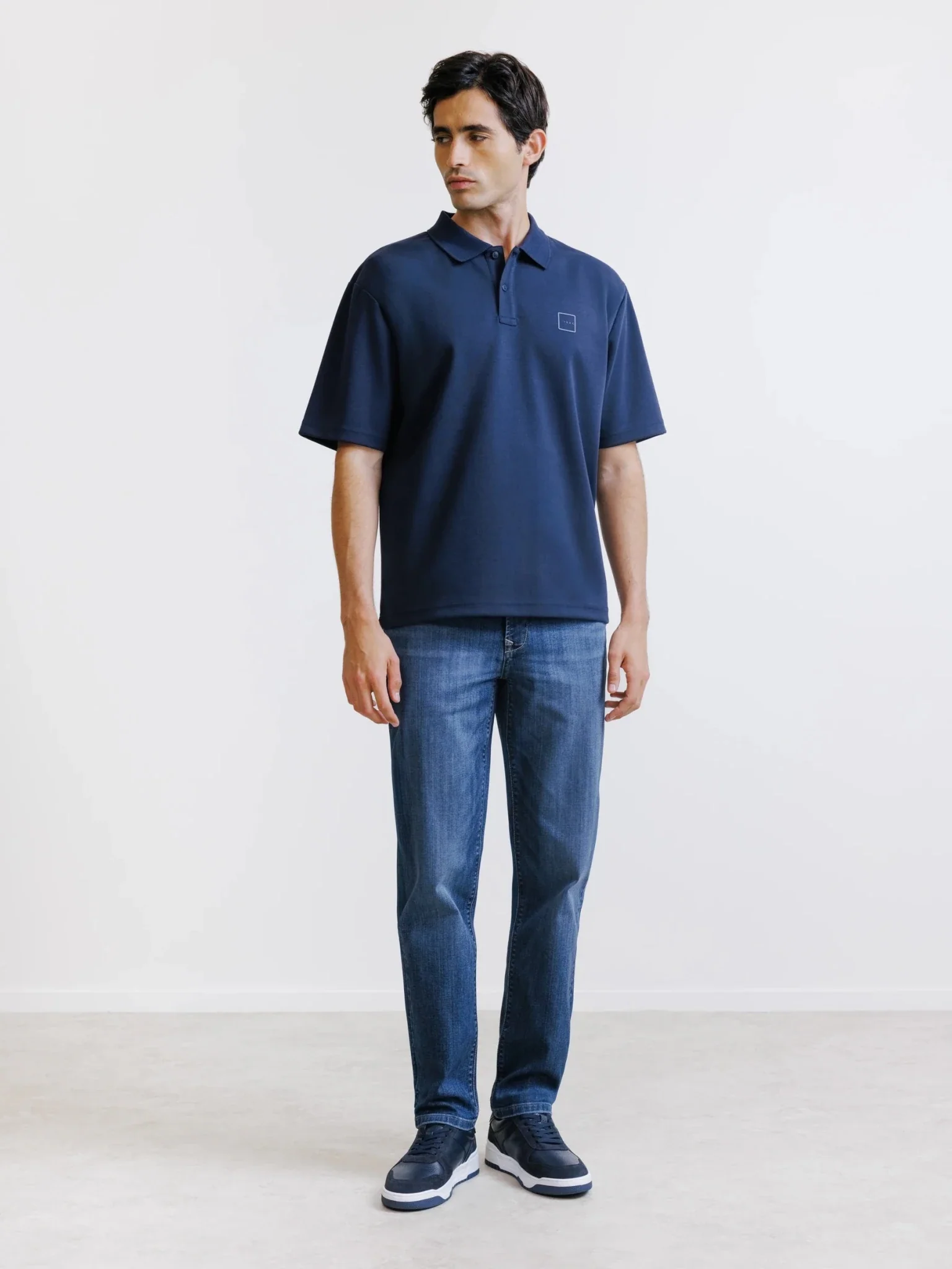 Polo oversize marine - Image 3