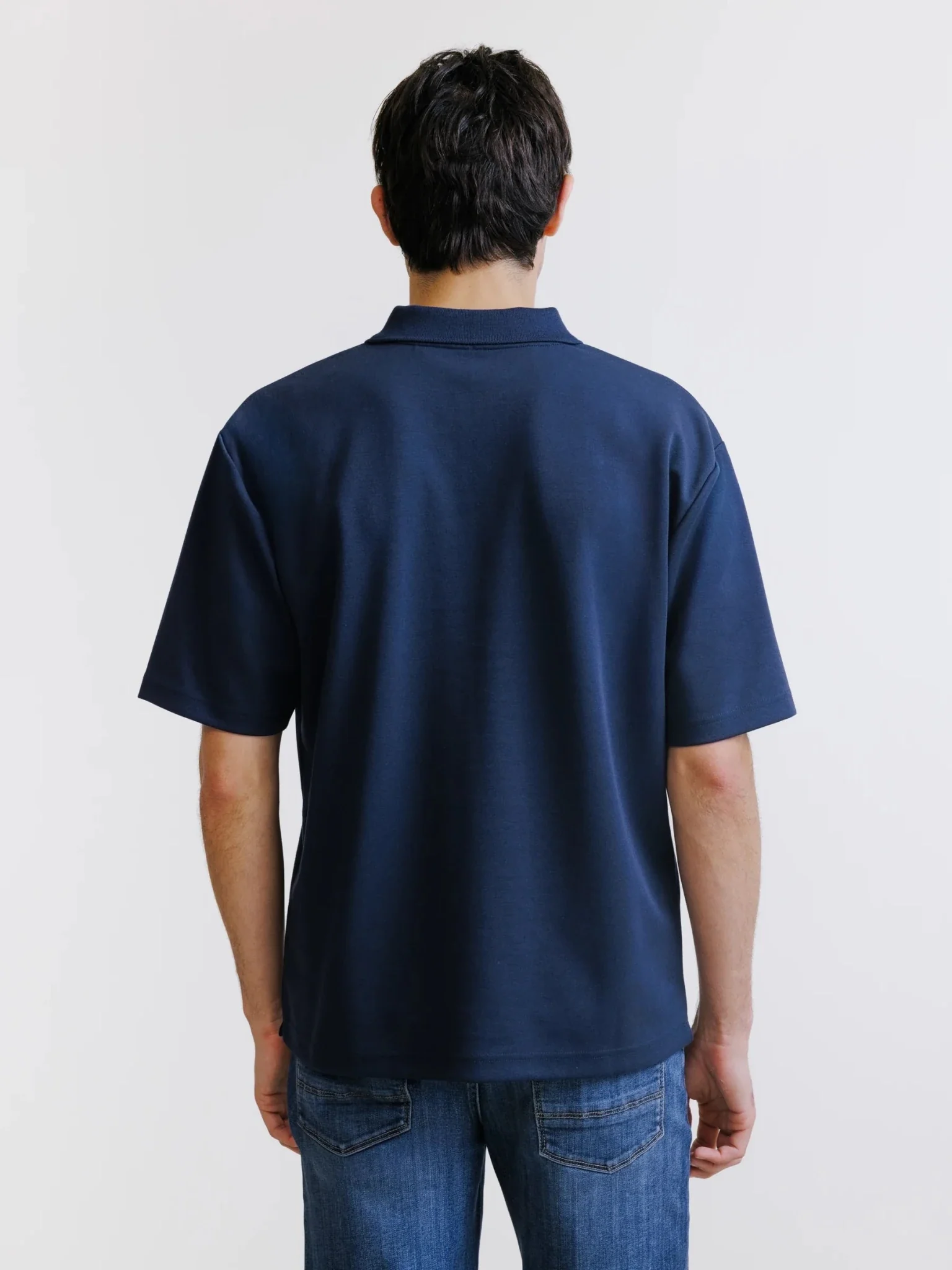 Polo oversize marine - Image 4