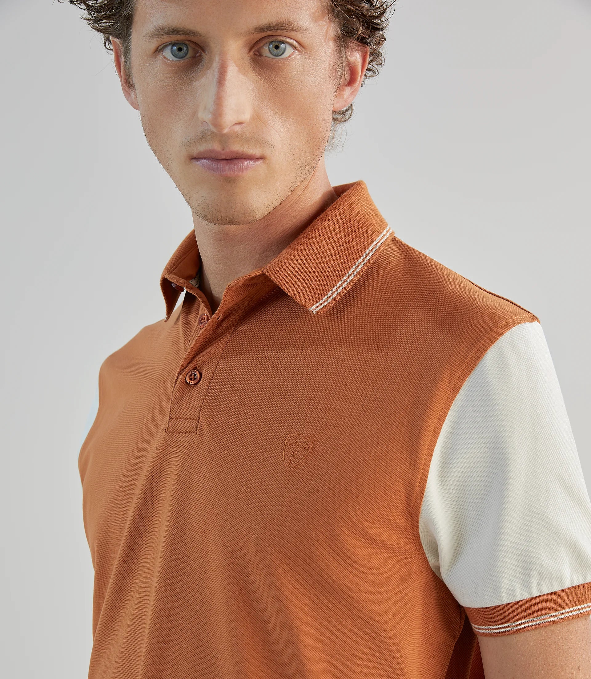 Polo piqué orange - Image 2