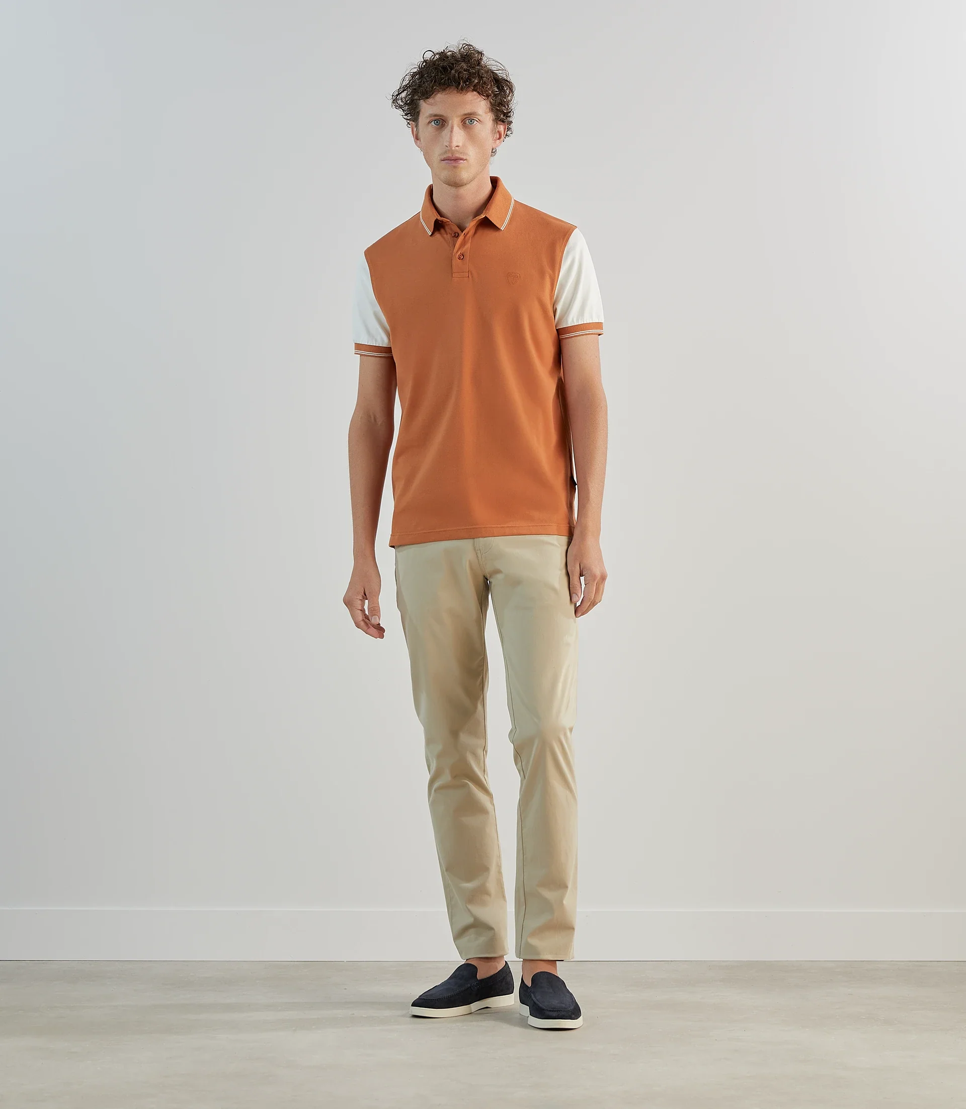 Polo piqué orange - Image 3