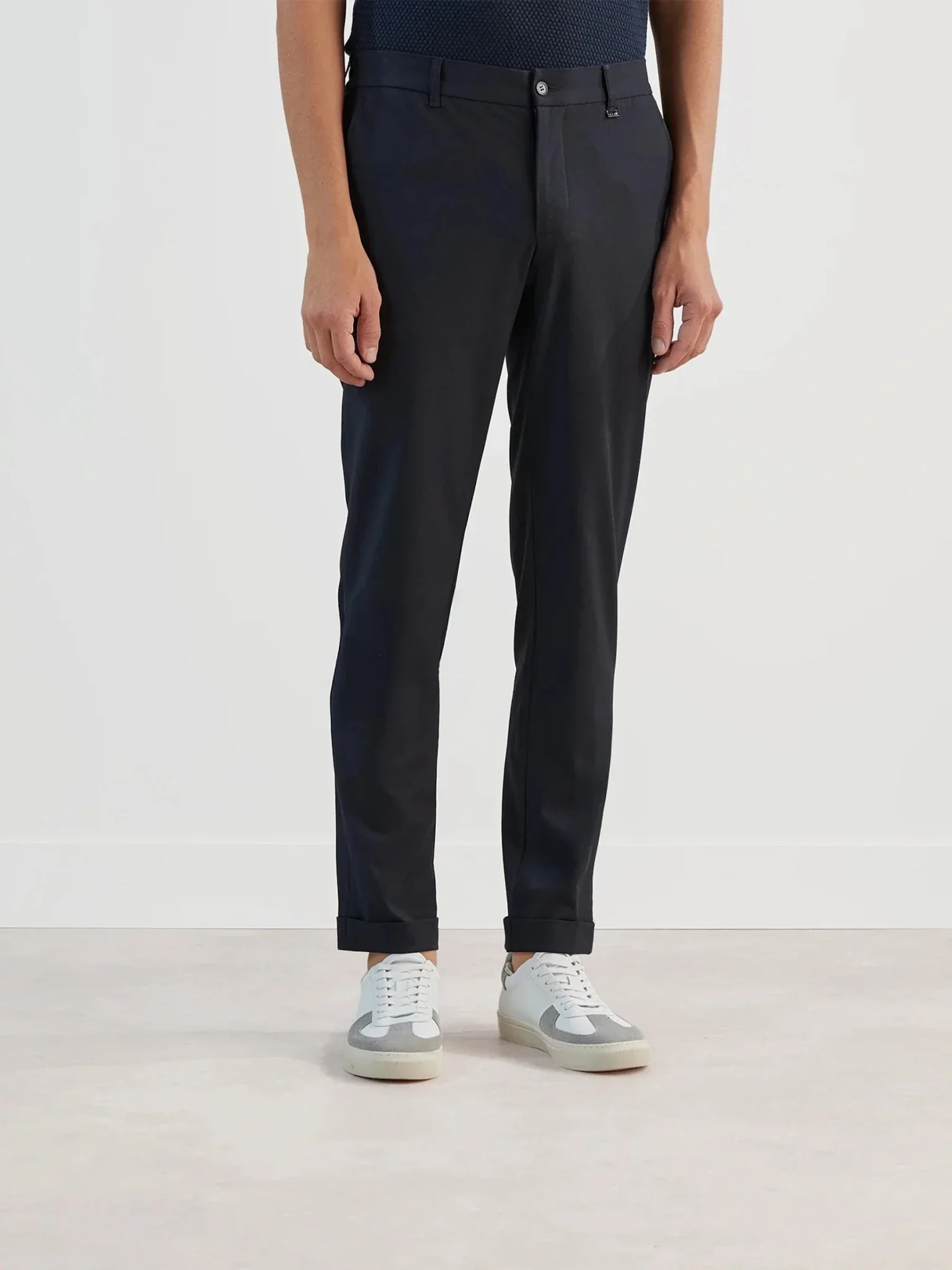 Pantalon confort élastique marine