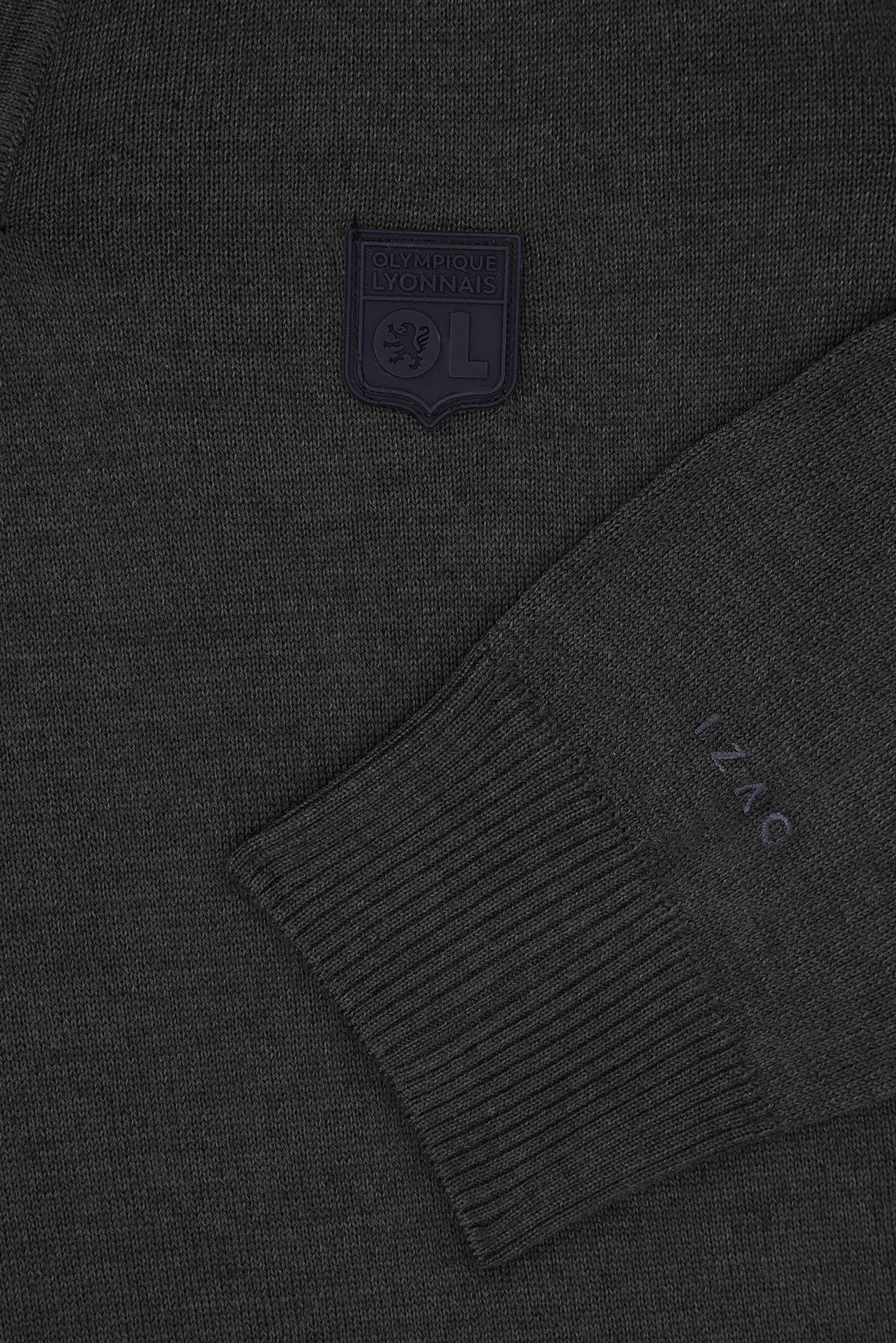 Pull col polo ouvert anthracite - Image 3