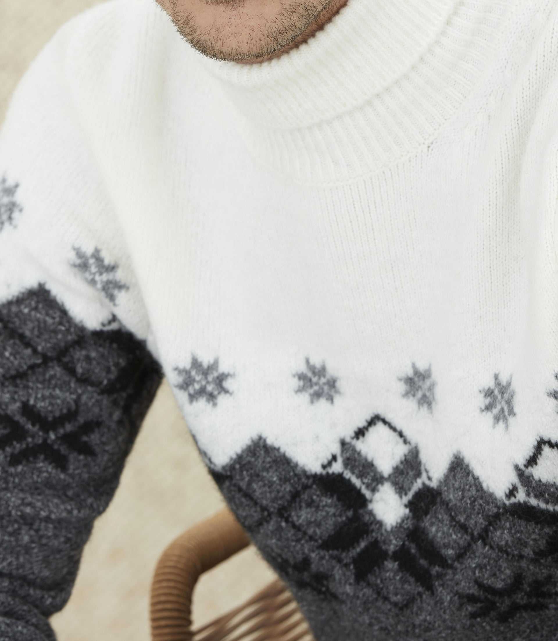 Pull col roulé anthracite "Lyan" - Image 3