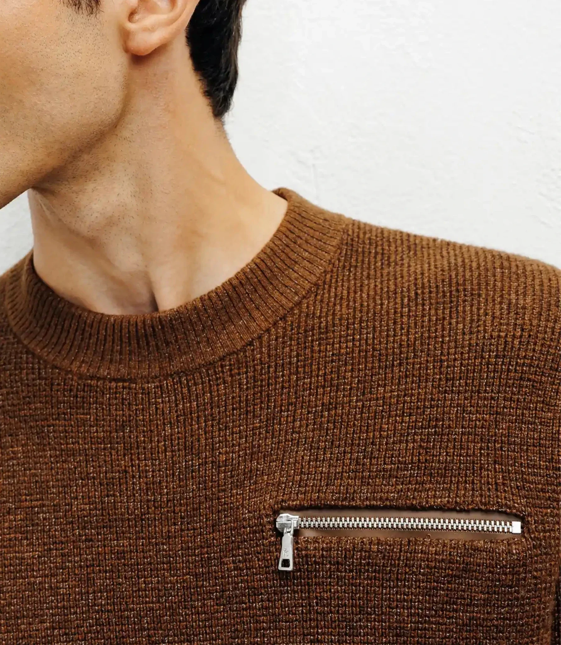 Pull col rond bronze - Image 2