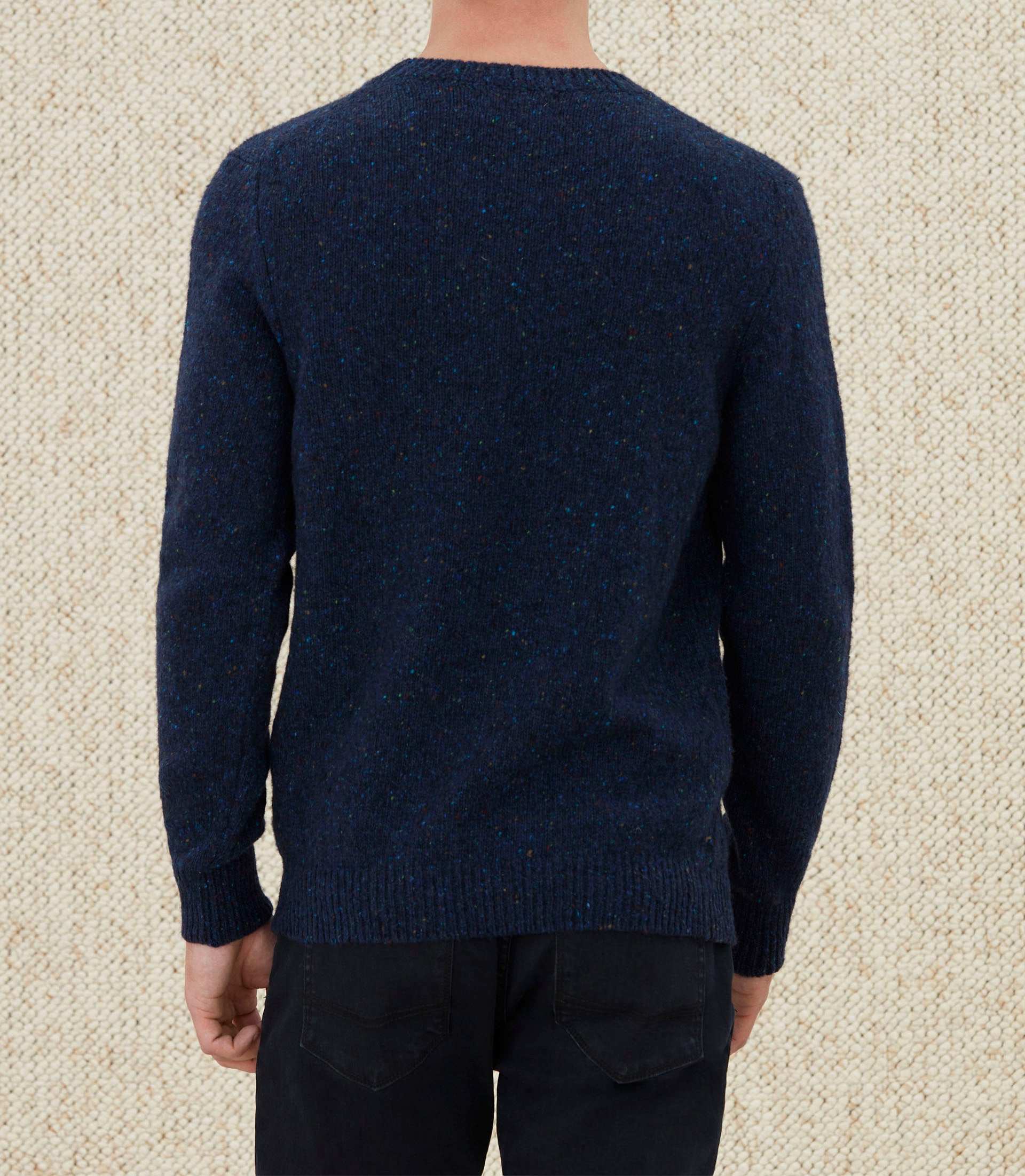 Pull col rond fantaisie marine "Loic" - Image 3